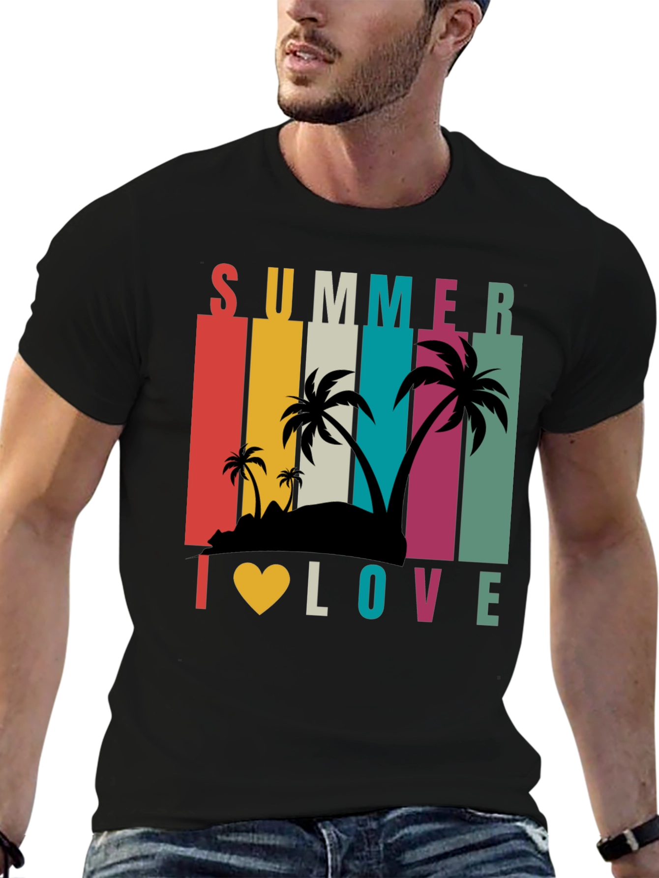 Summer I Love Retro T-Shirt