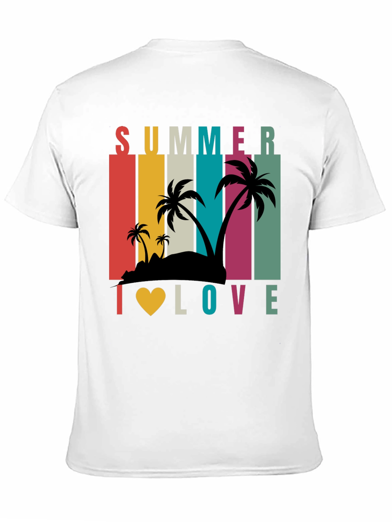 Summer I Love Retro T-Shirt