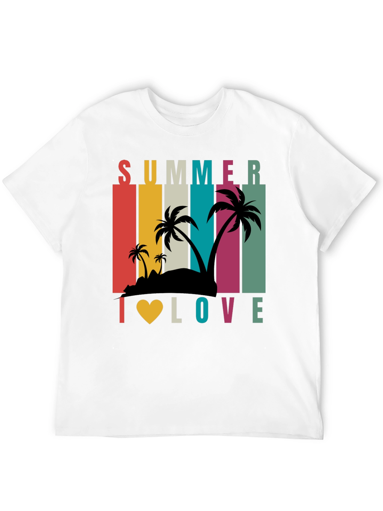 Summer I Love Retro T-Shirt