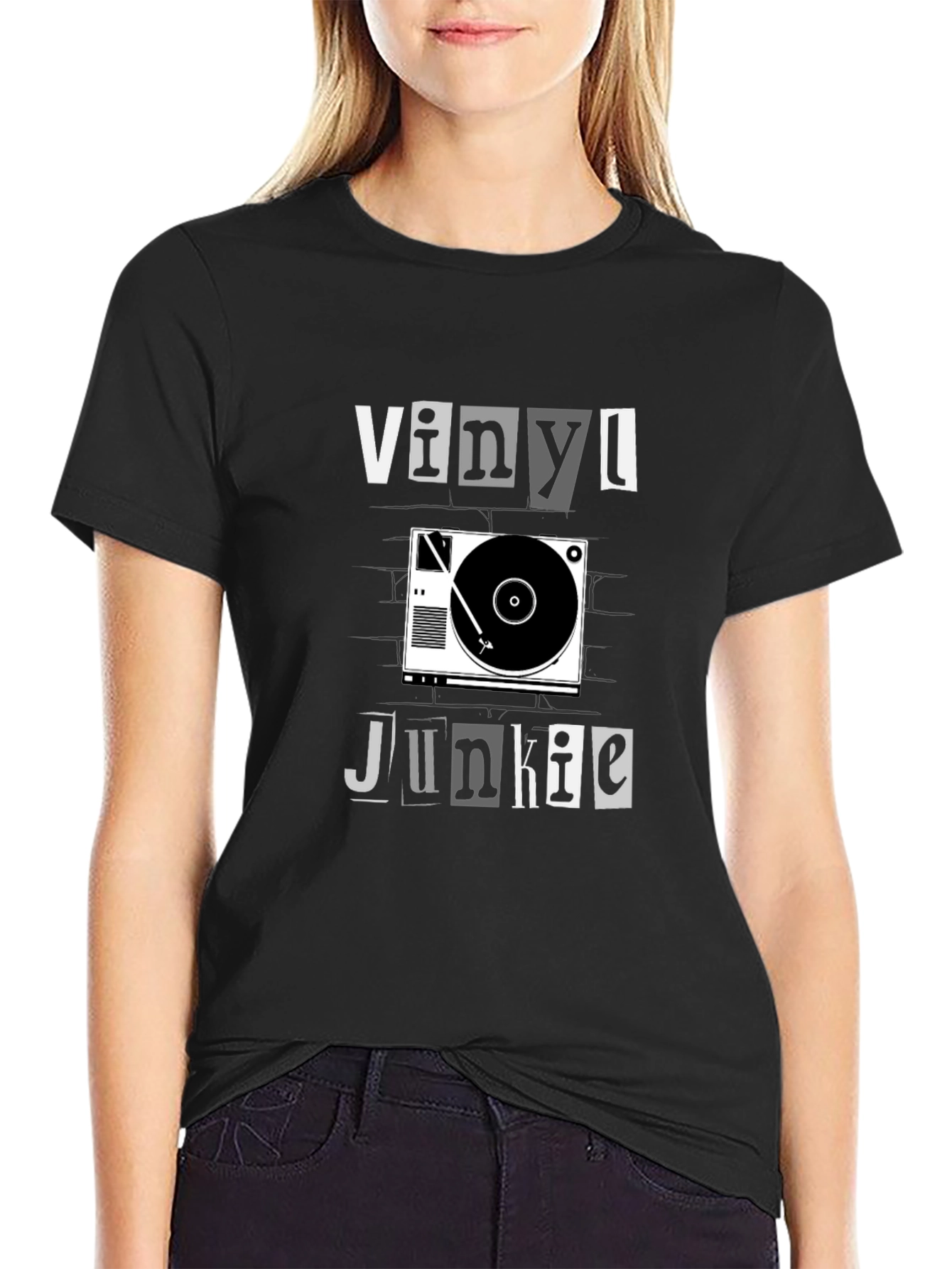 Vinyl Junkie Graphic Tee