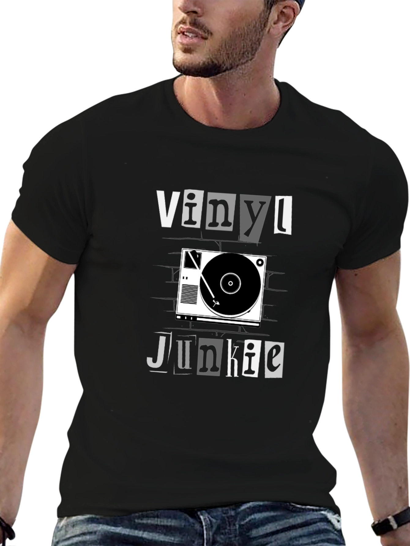 Vinyl Junkie Graphic Tee