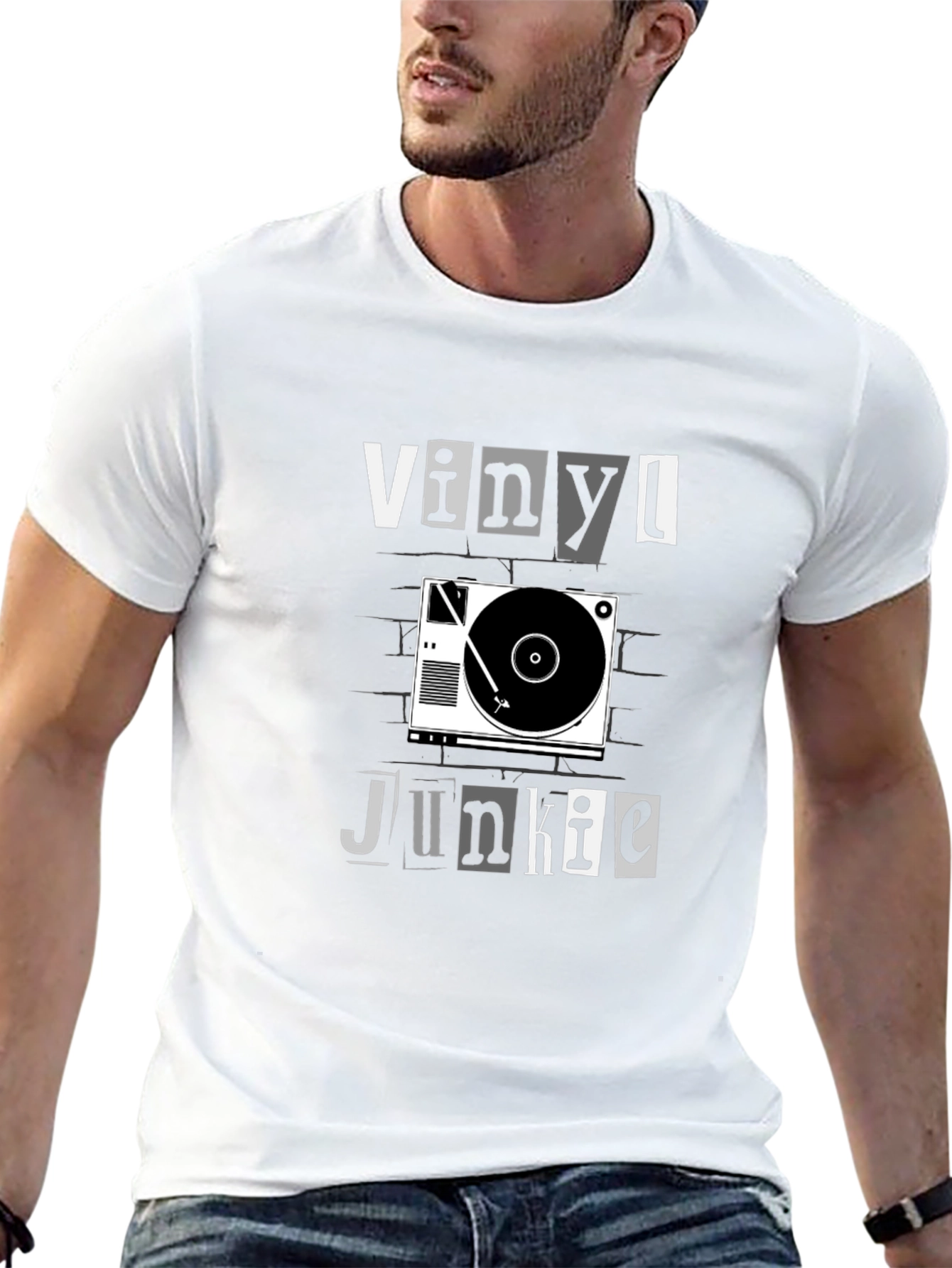 Vinyl Junkie Graphic Tee