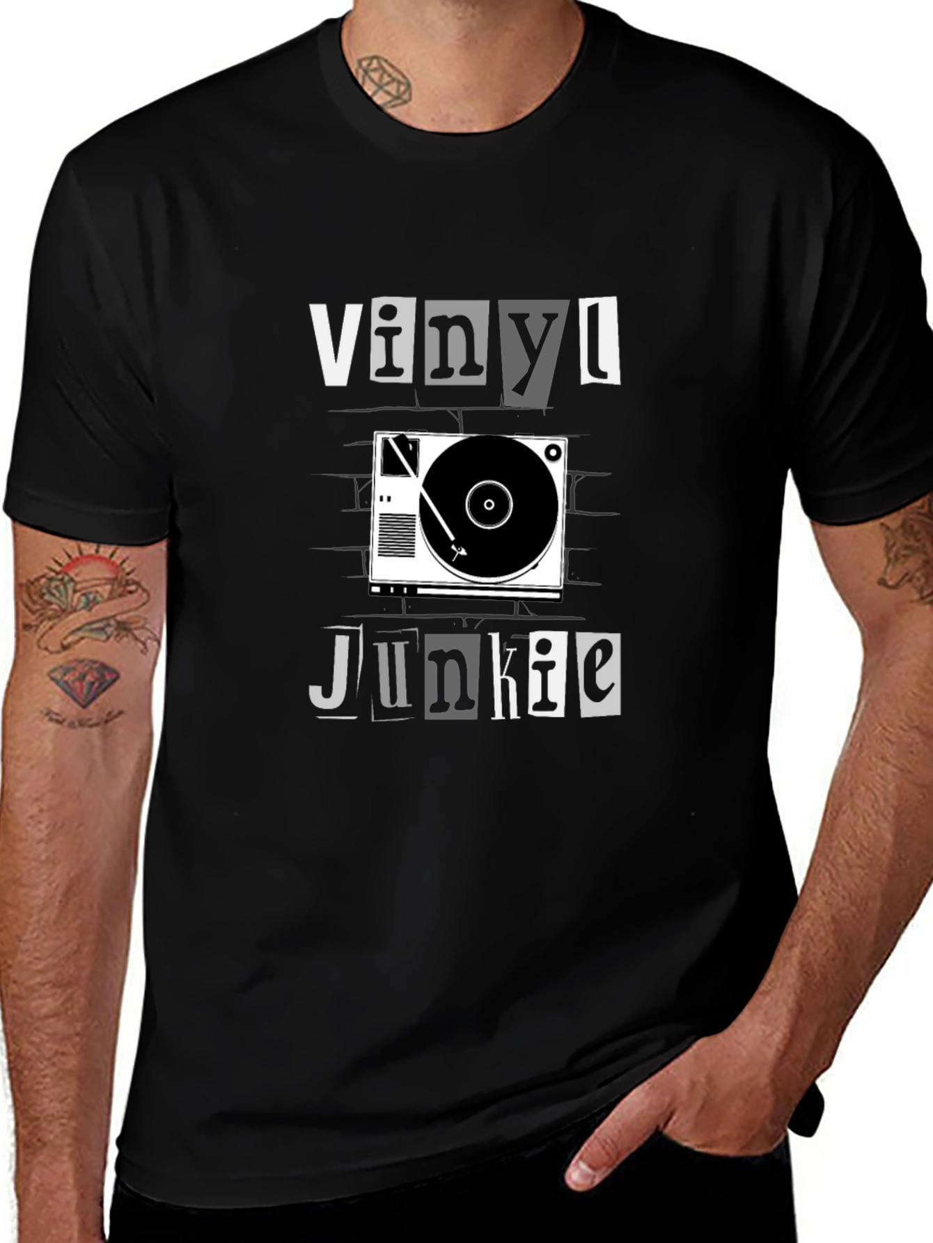 Vinyl Junkie Graphic Tee