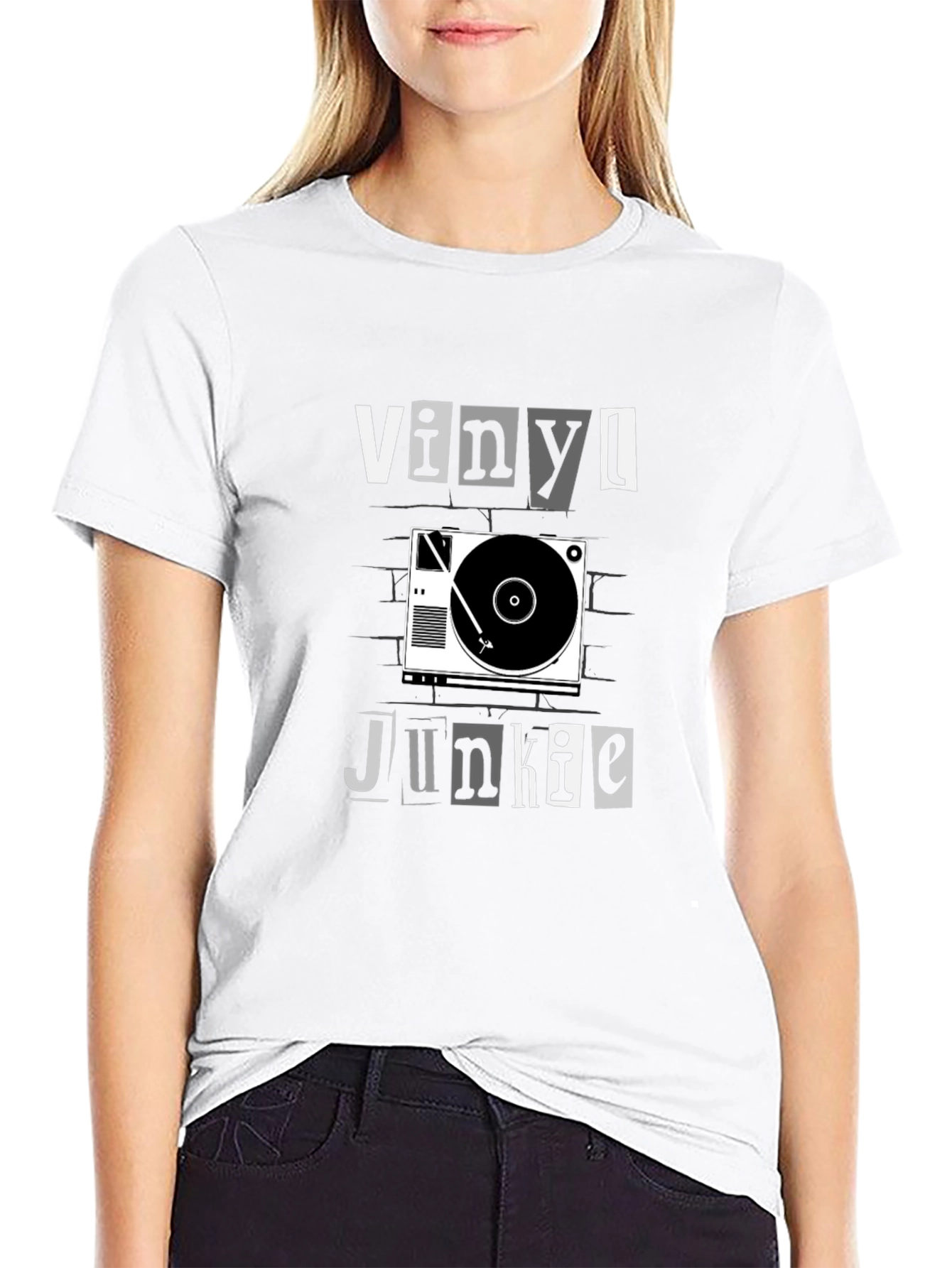 Vinyl Junkie Graphic Tee