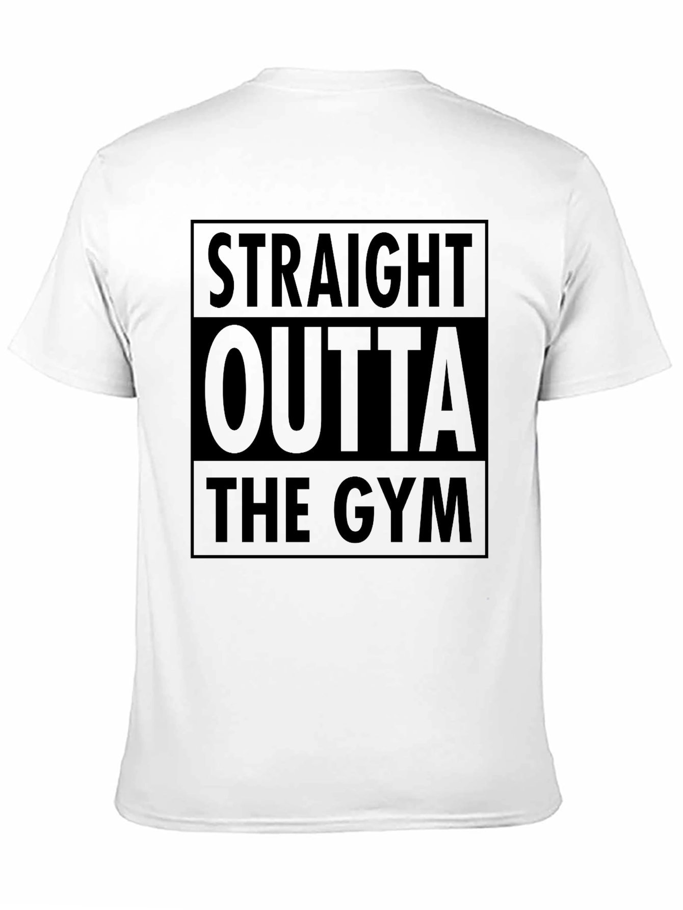 Straight Outta the Gym Black T-Shirt
