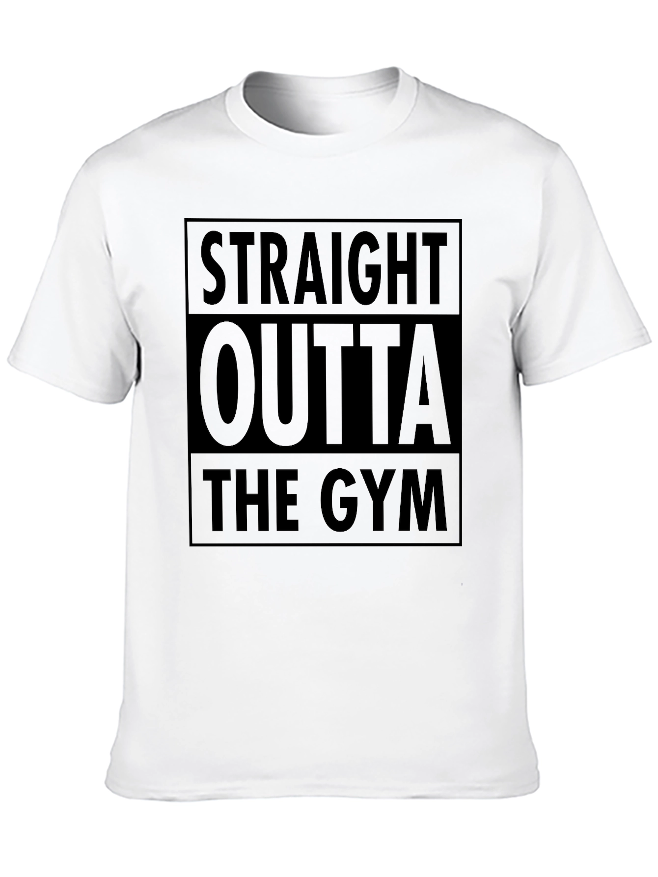 Straight Outta the Gym Black T-Shirt