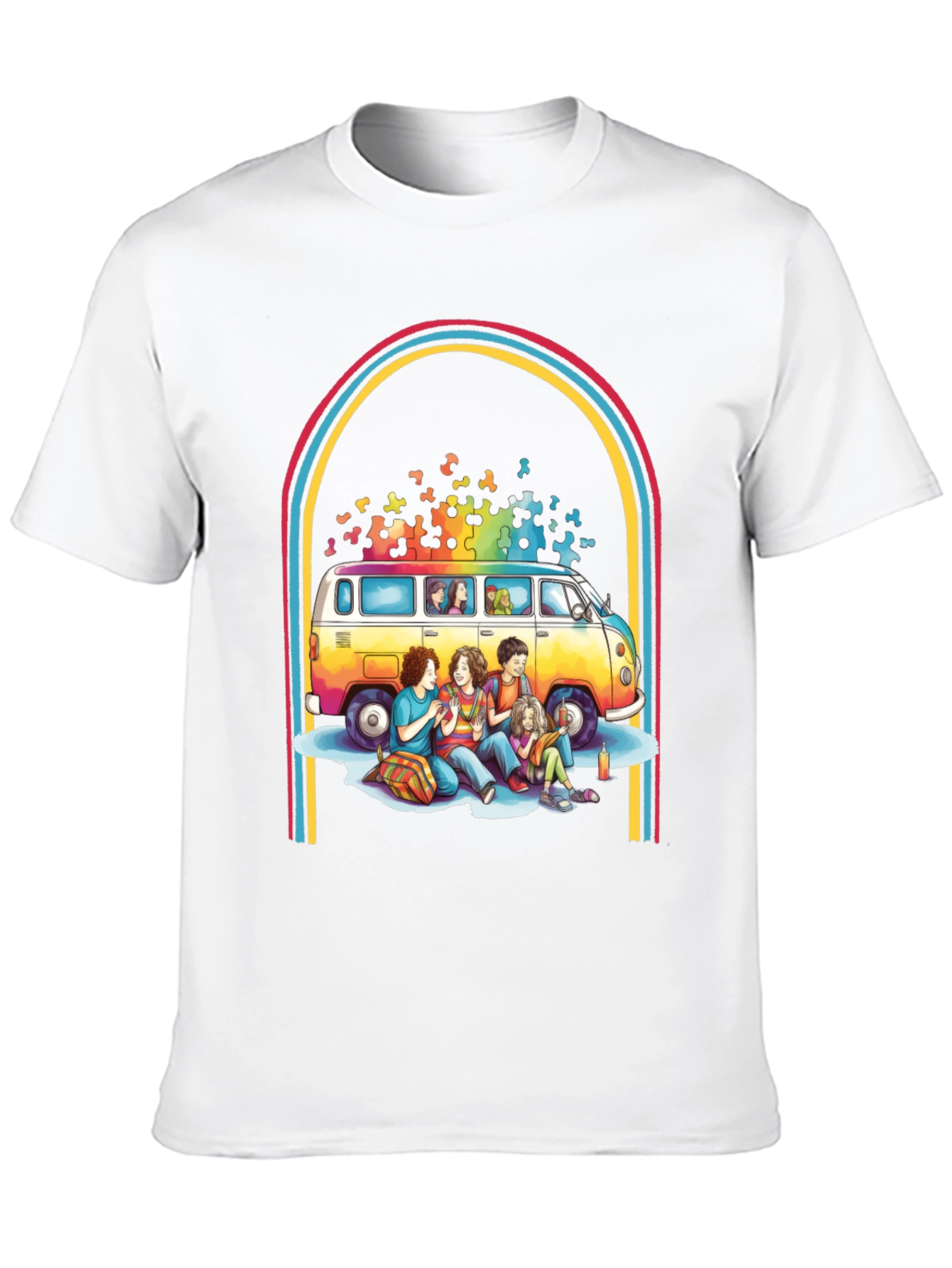 Retro Van & Friends Graphic Tee