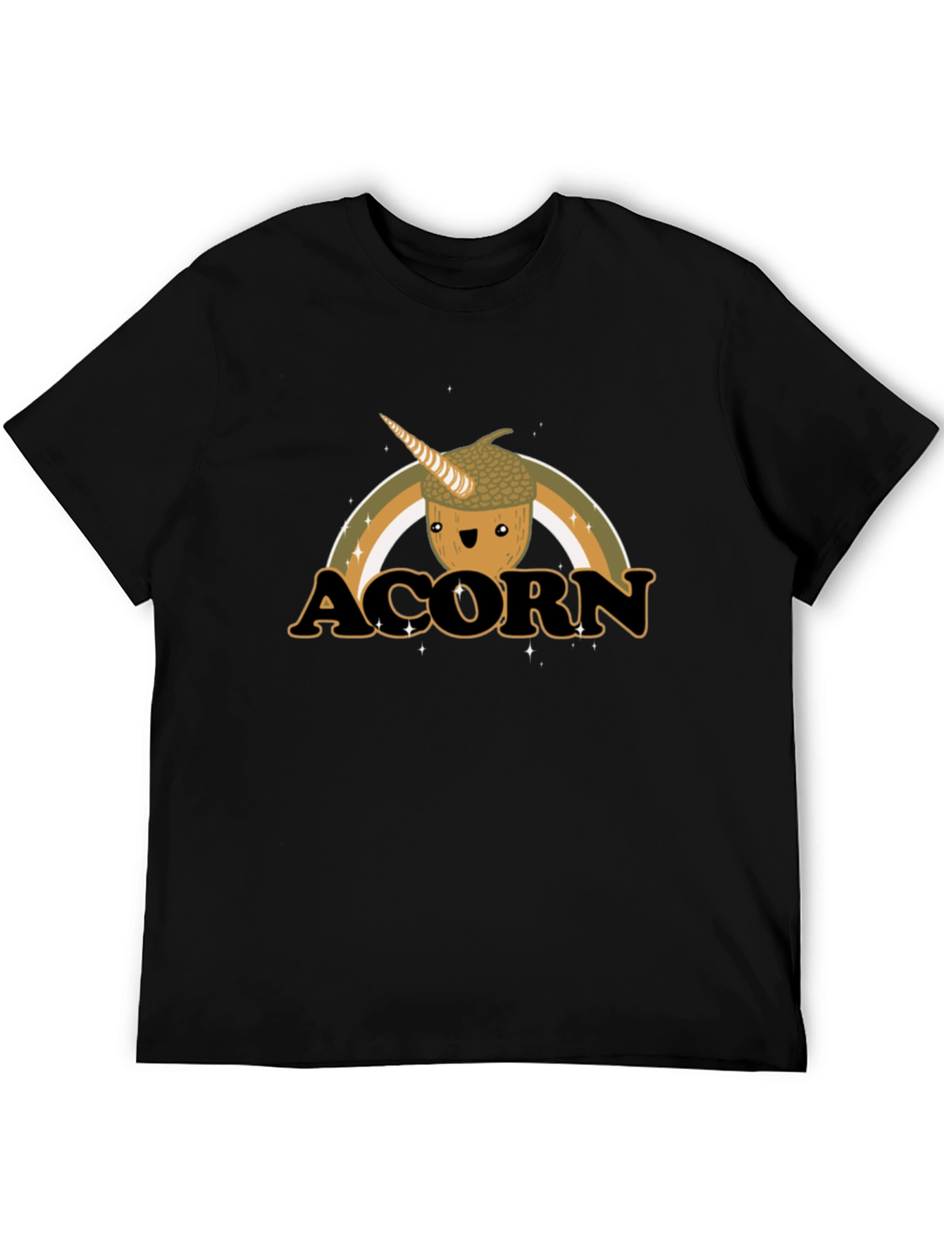 Acorn Unicorn Rainbow Graphic T-Shirt