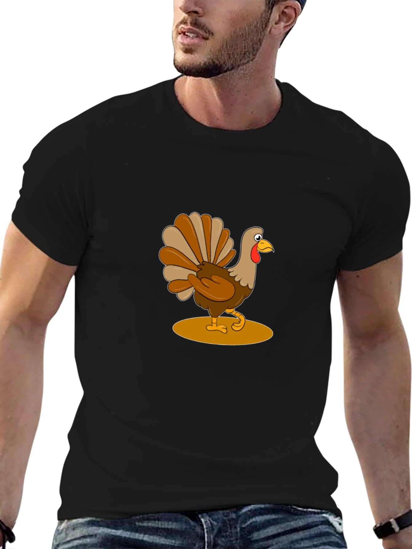 Thanksgiving Turkey Graphic T-Shirt