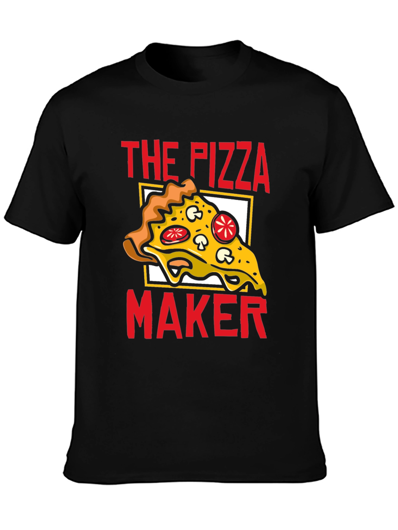 The Pizza Maker Graphic Tee - Foodie T-Shirt