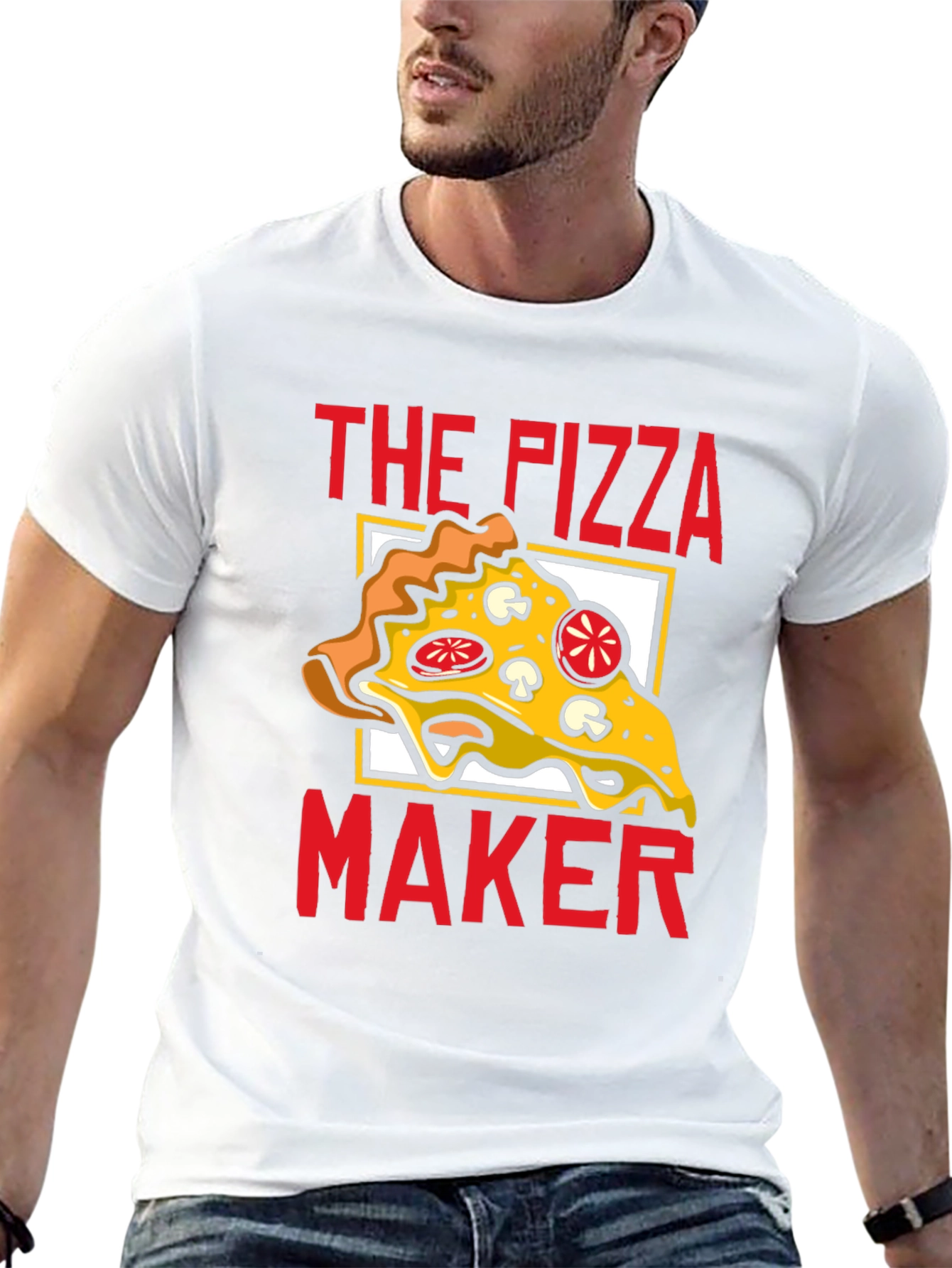 The Pizza Maker Graphic Tee - Foodie T-Shirt