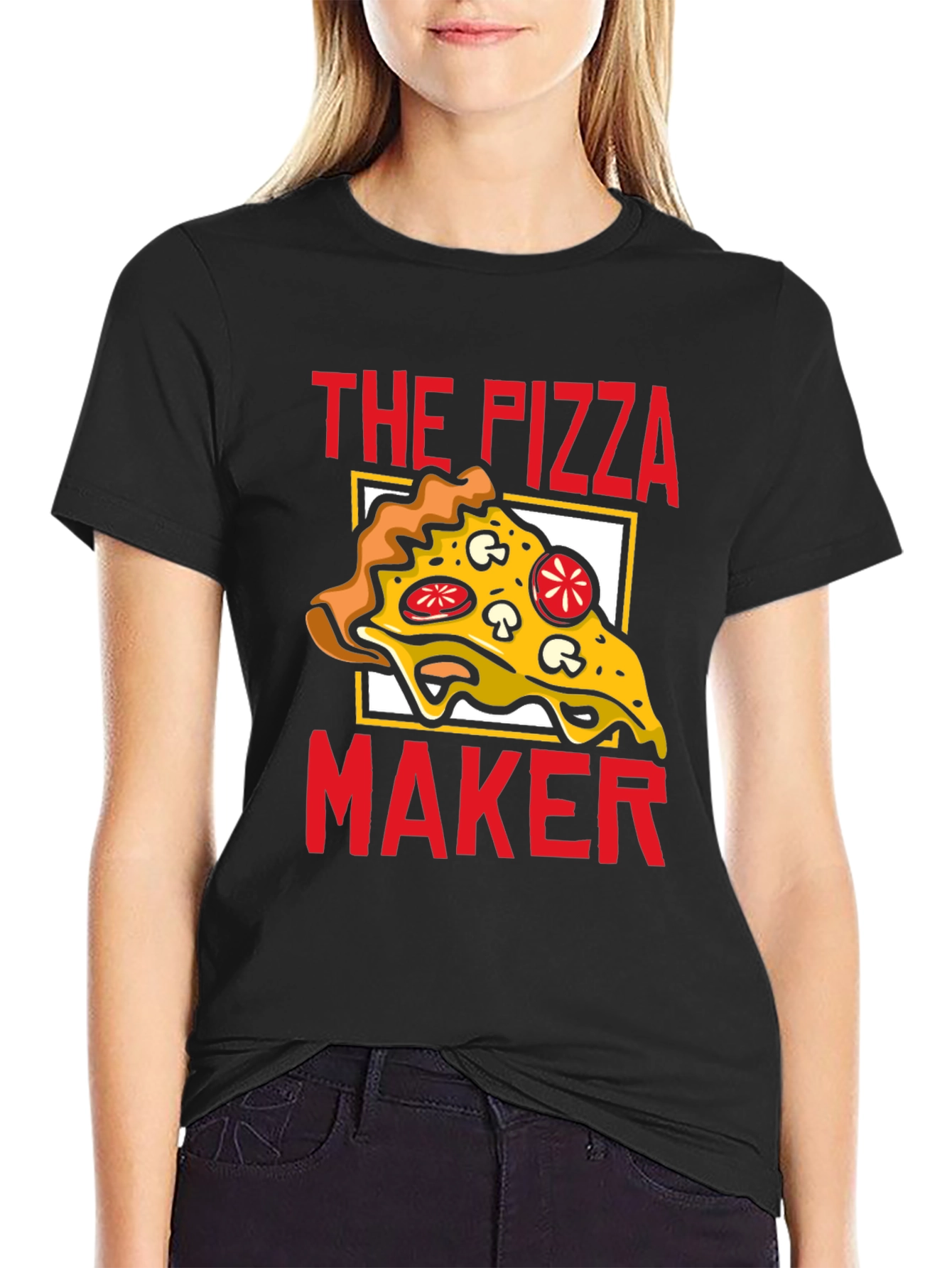 The Pizza Maker Graphic Tee - Foodie T-Shirt