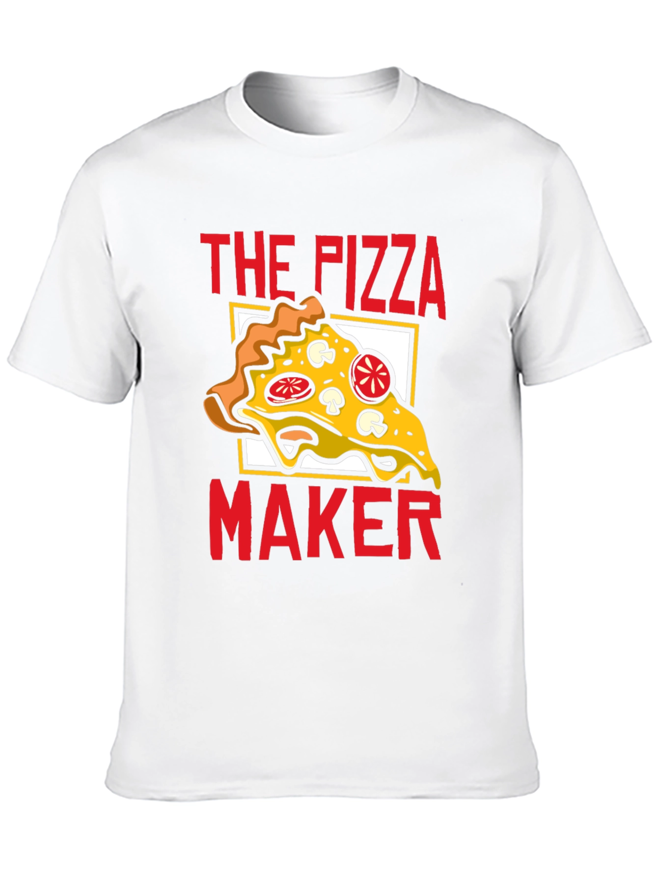 The Pizza Maker Graphic Tee - Foodie T-Shirt