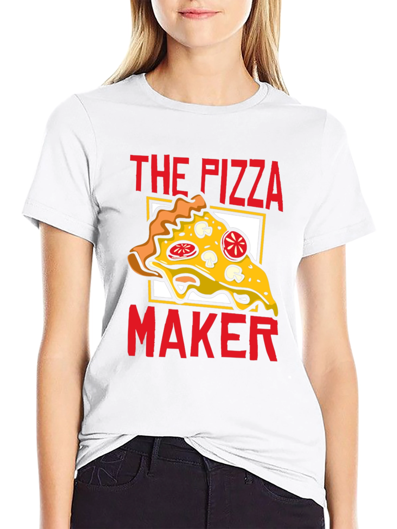 The Pizza Maker Graphic Tee - Foodie T-Shirt