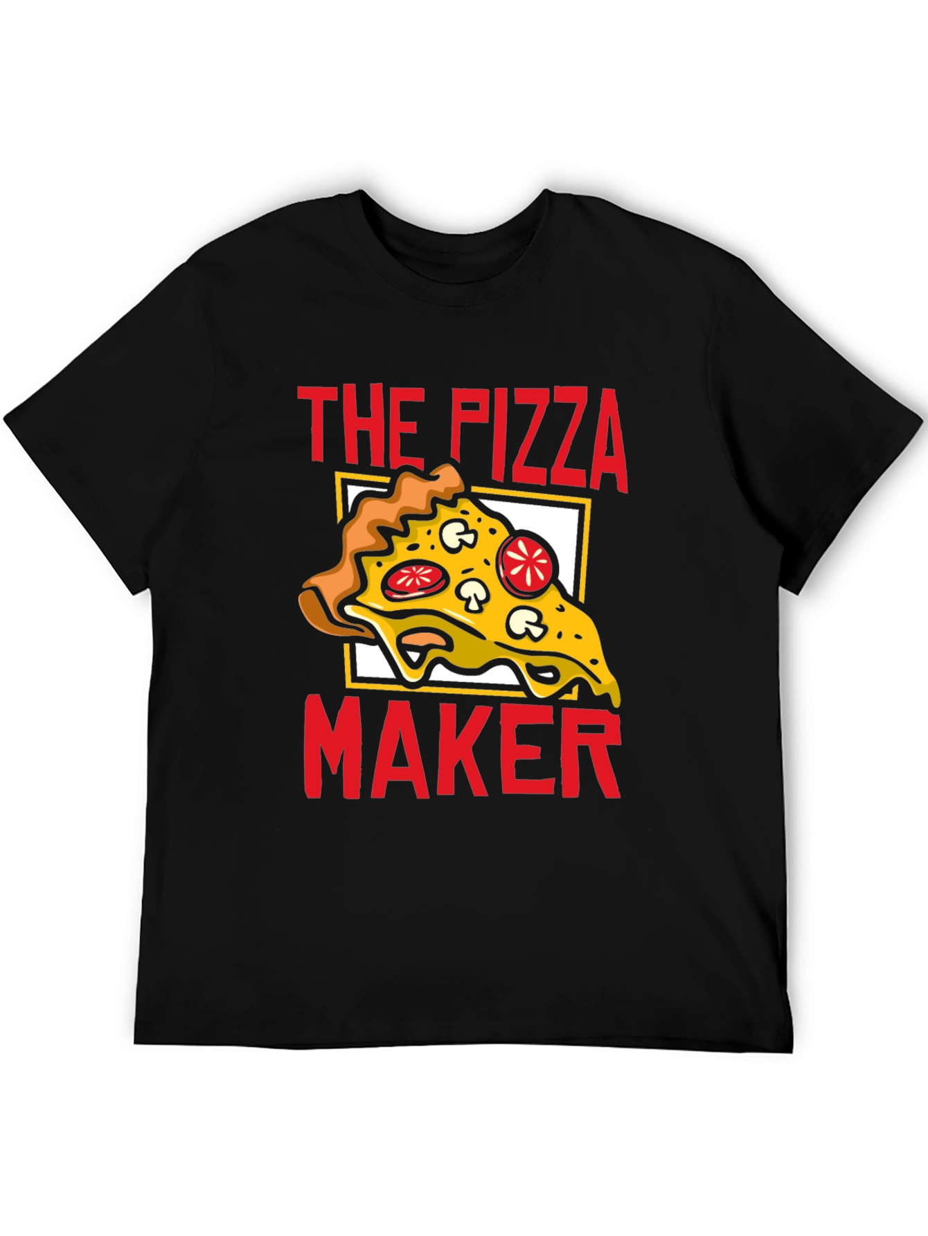 The Pizza Maker Graphic Tee - Foodie T-Shirt