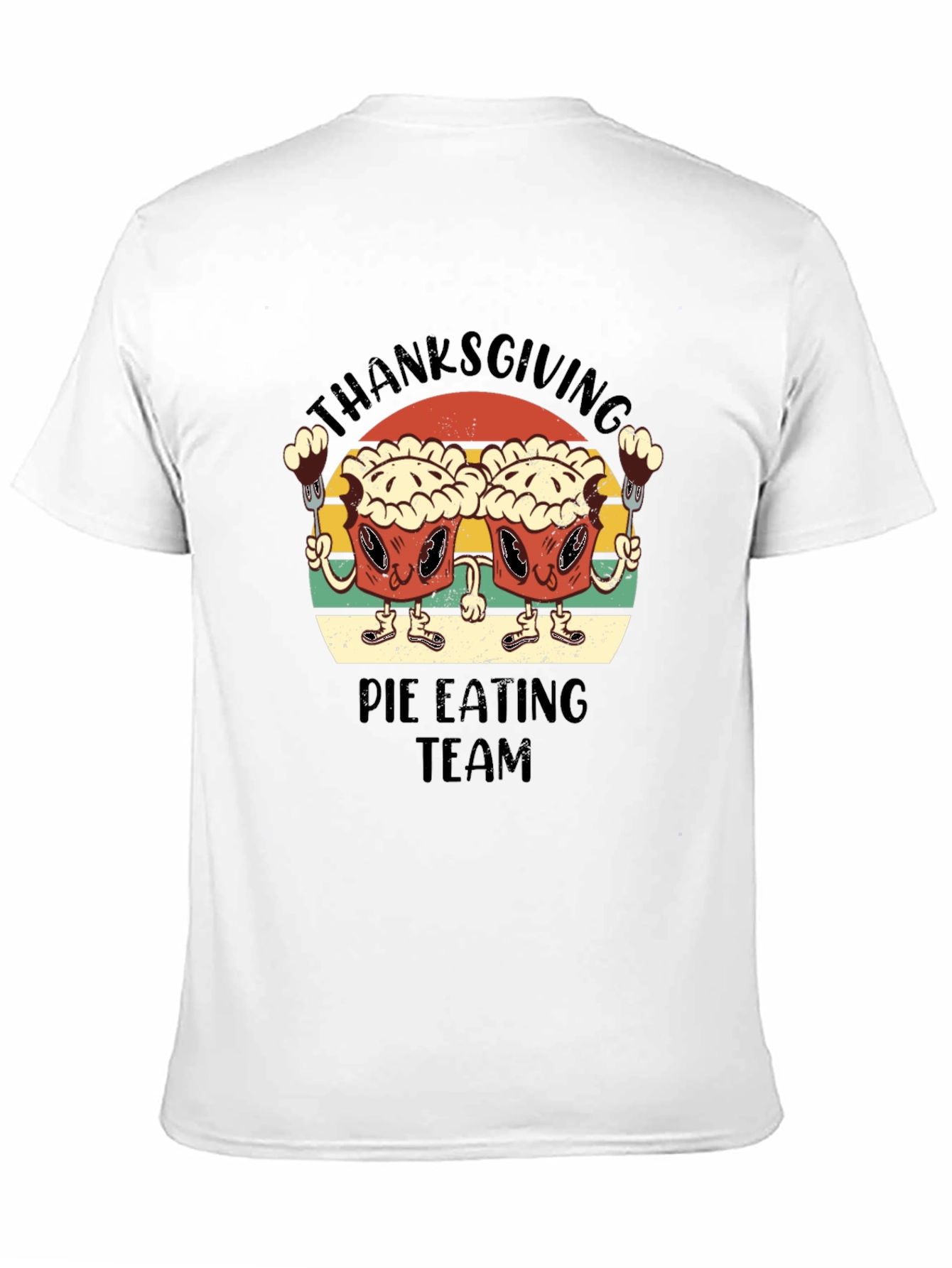 Thanksgiving Pie Eating Team T-Shirt - Funny Holiday Tee