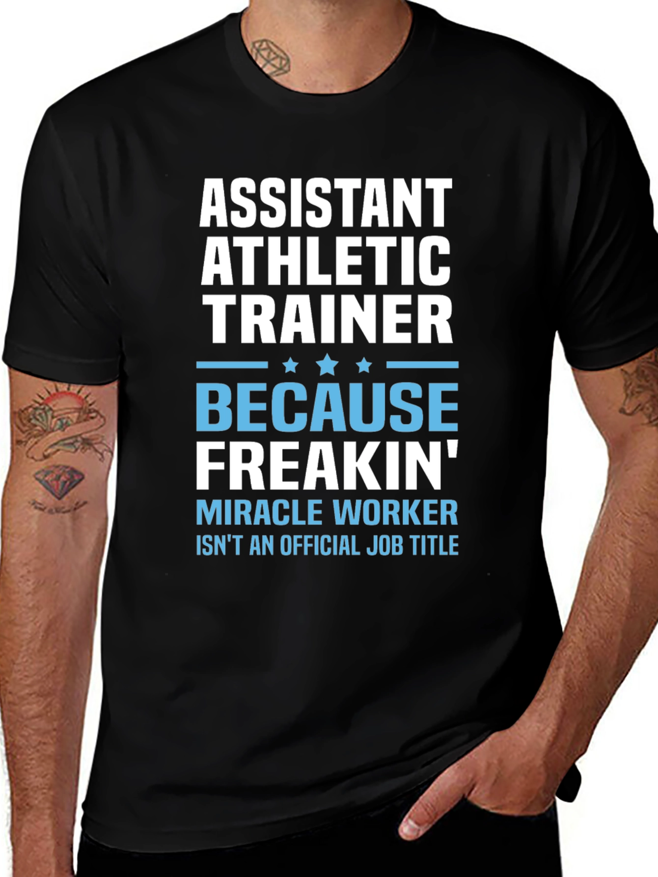 Assistant Athletic Trainer Funny Job Title T-Shirt