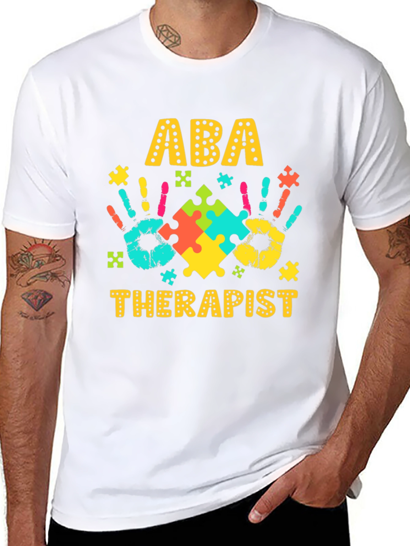 ABA Therapist Autism Awareness T-Shirt