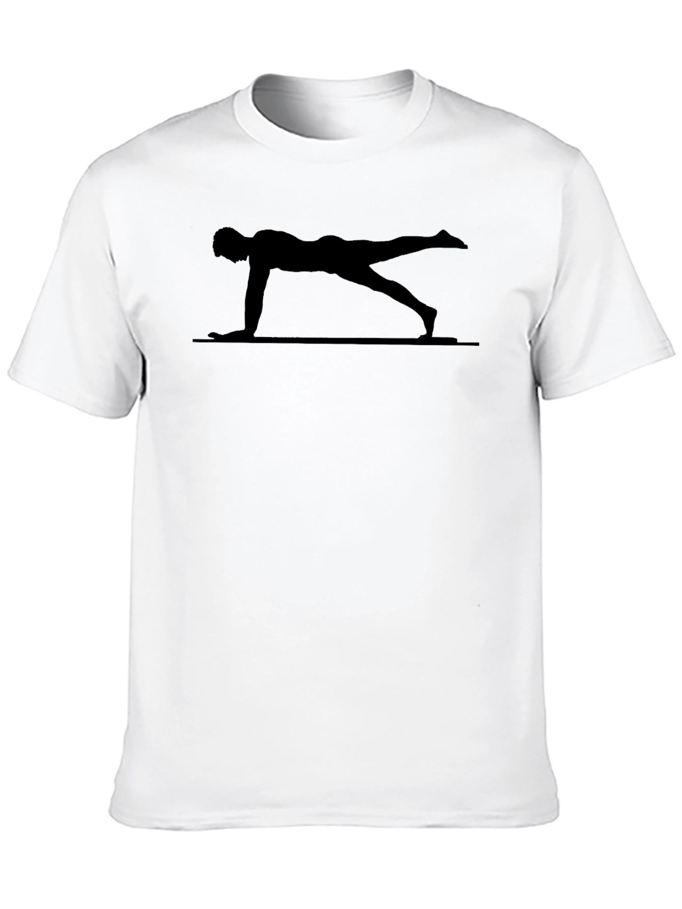 Yoga Plank Pose Graphic Tee