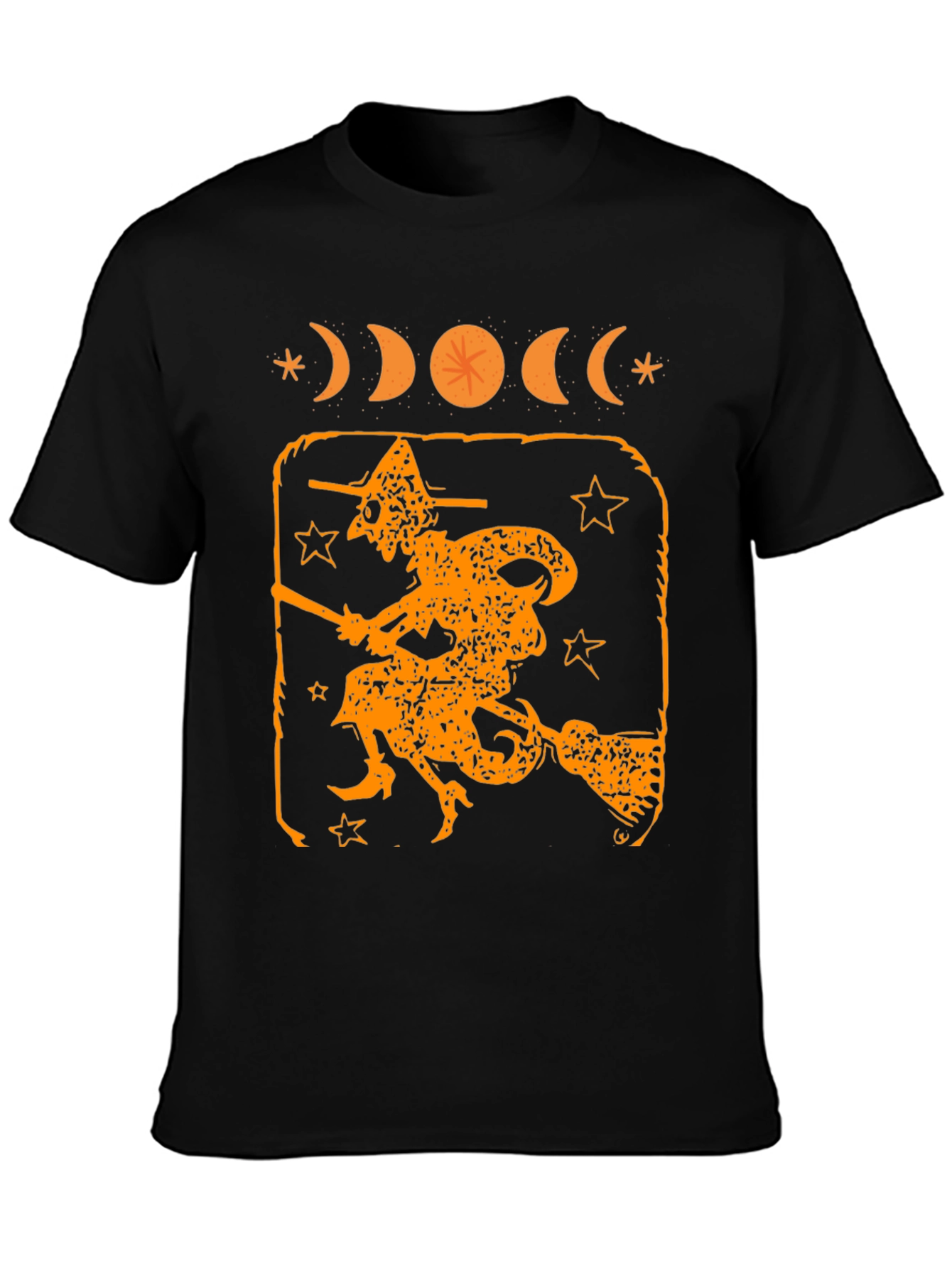 Witch Moon Phases Graphic T-Shirt