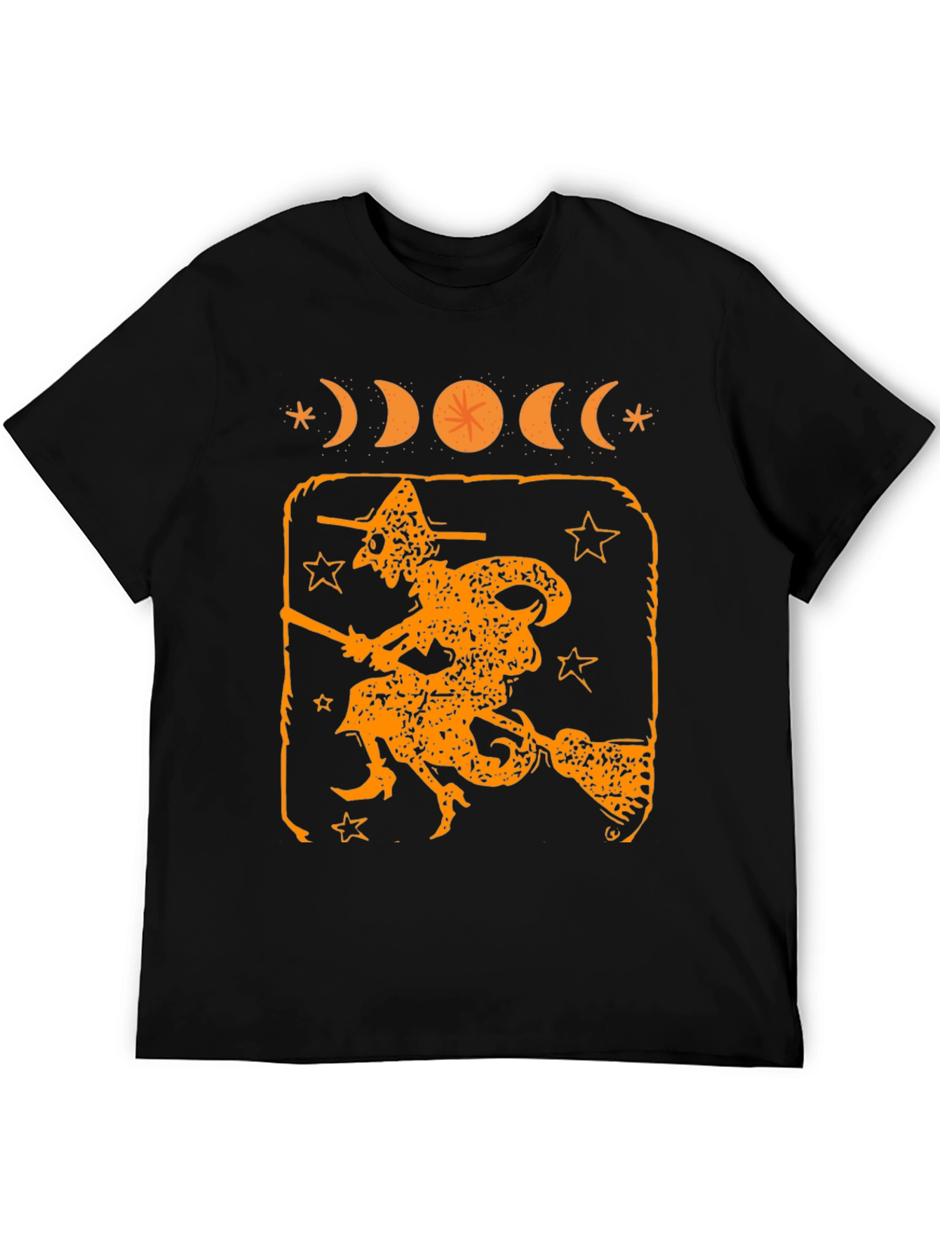 Witch Moon Phases Graphic T-Shirt