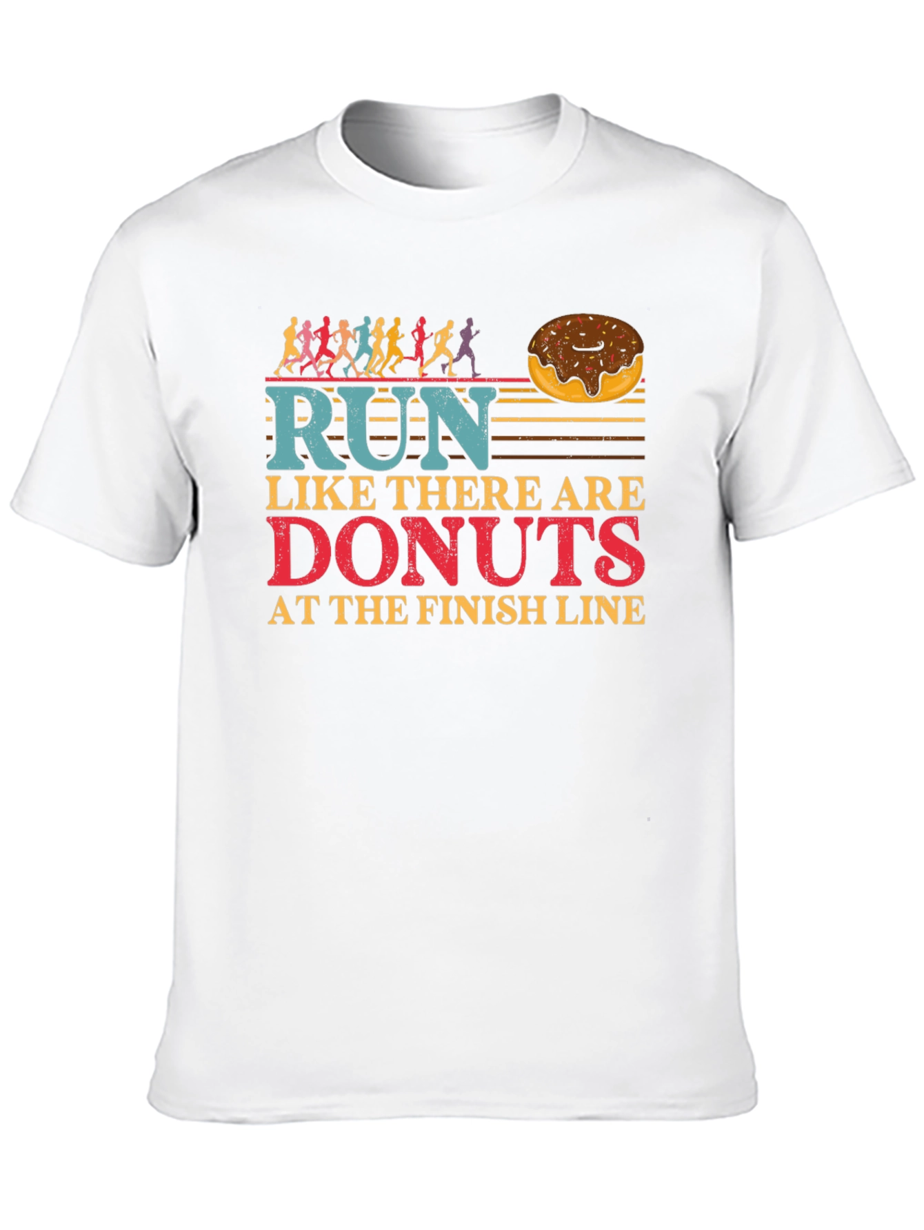 Run For Donuts Funny T-Shirt