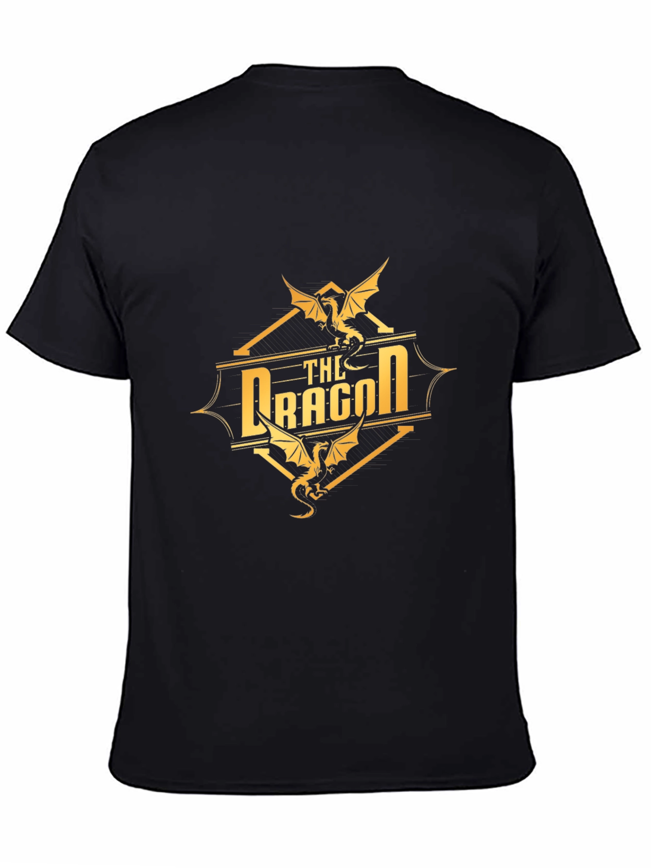 The Dragon Graphic T-Shirt - Black Cotton Tee