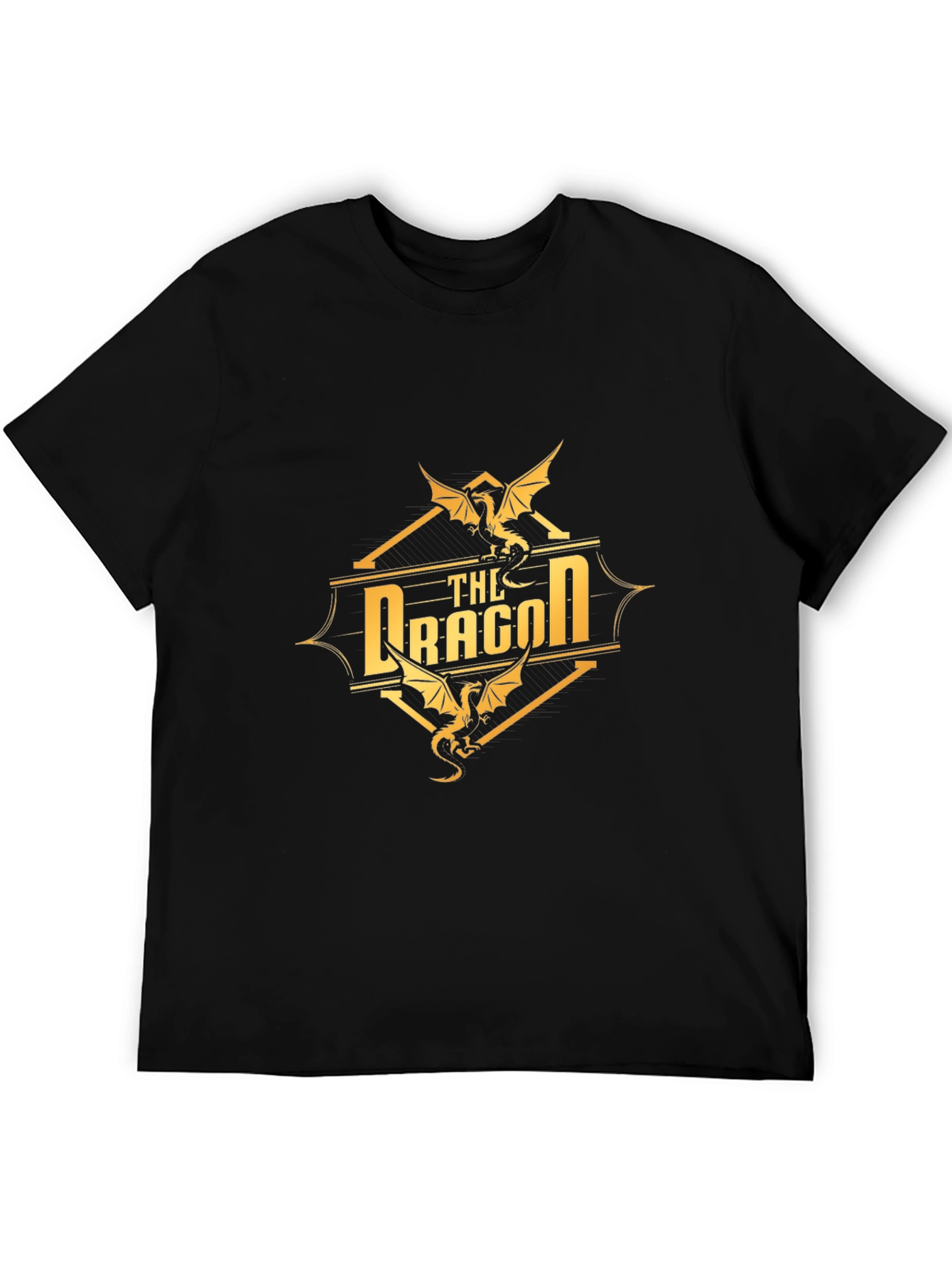 The Dragon Graphic T-Shirt - Black Cotton Tee