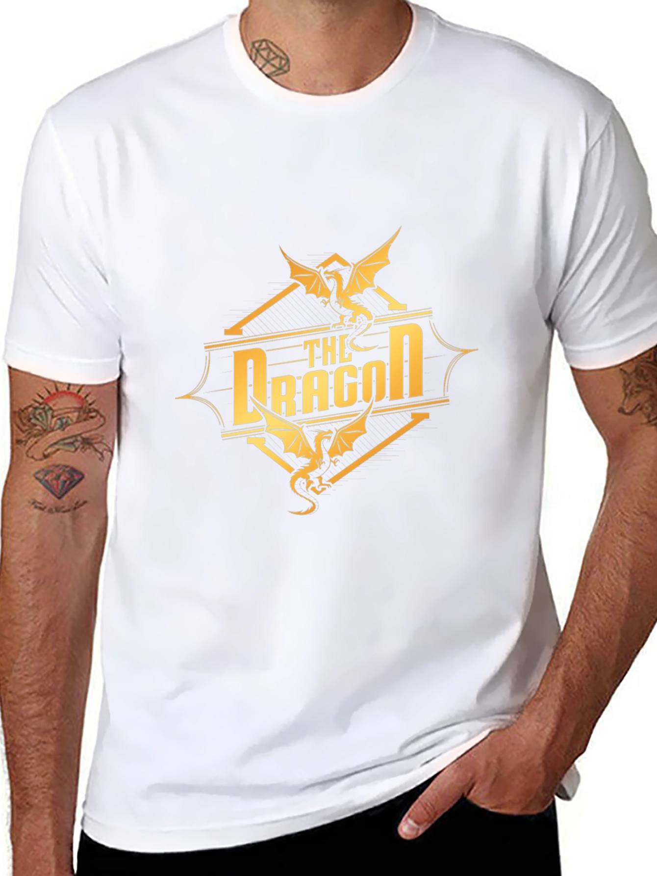 The Dragon Graphic T-Shirt - Black Cotton Tee