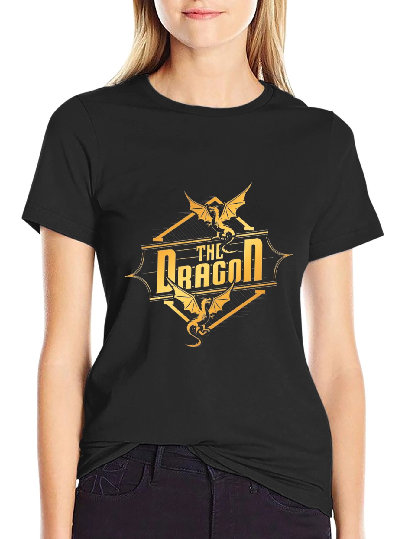 The Dragon Graphic T-Shirt - Black Cotton Tee