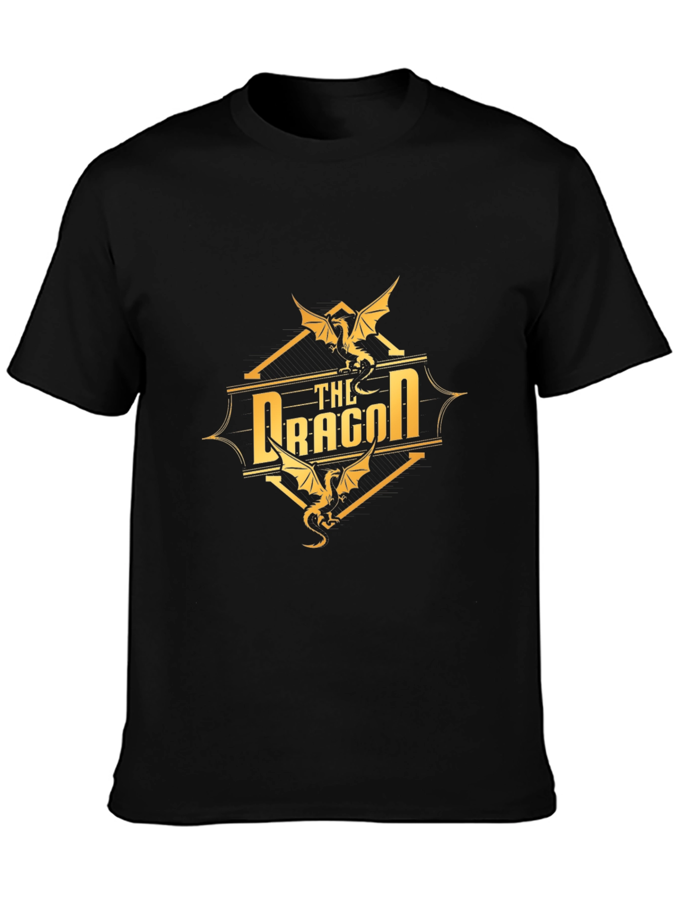 The Dragon Graphic T-Shirt - Black Cotton Tee