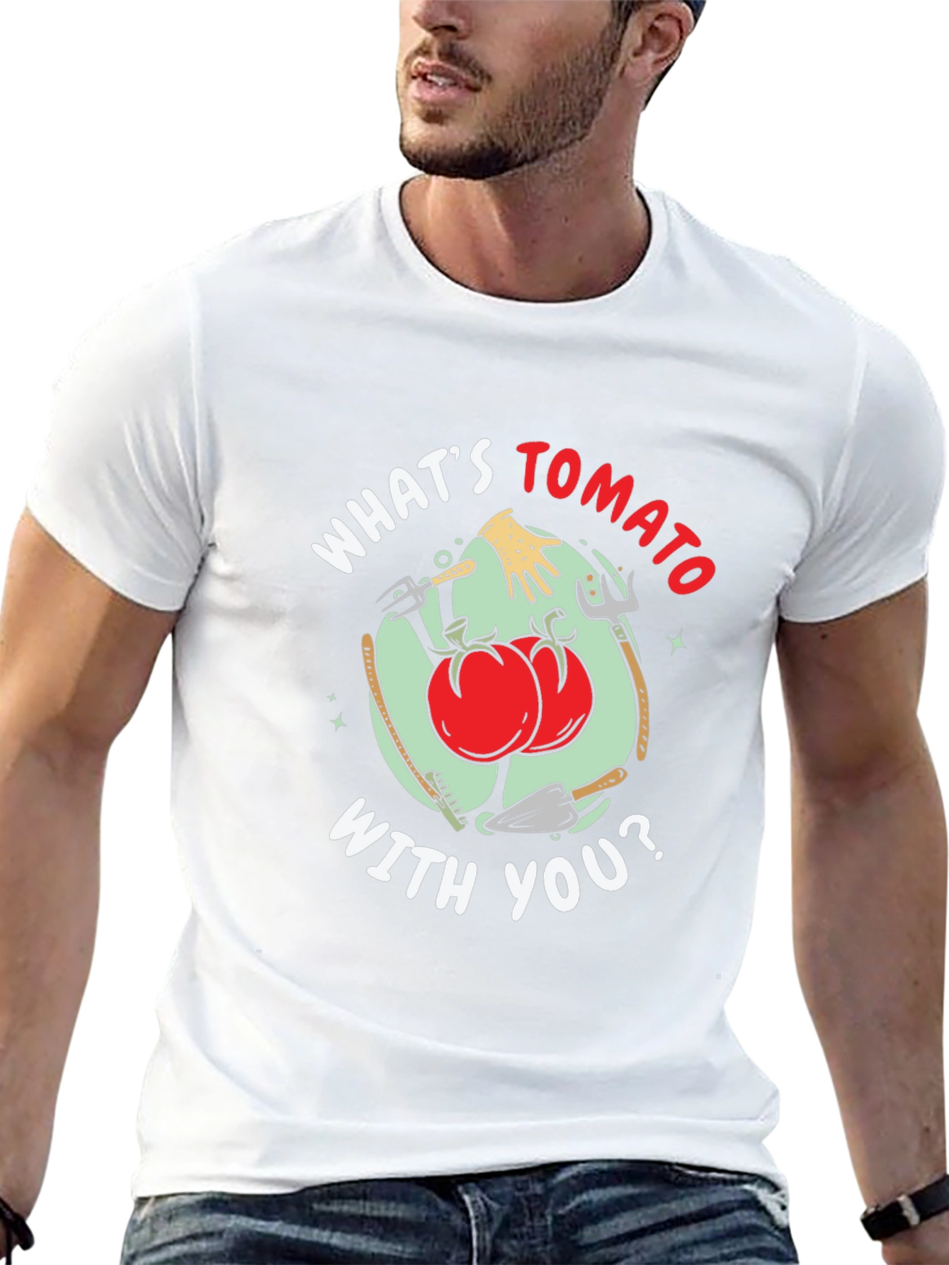 Whats Tomato With You Funny Gardening T-Shirt