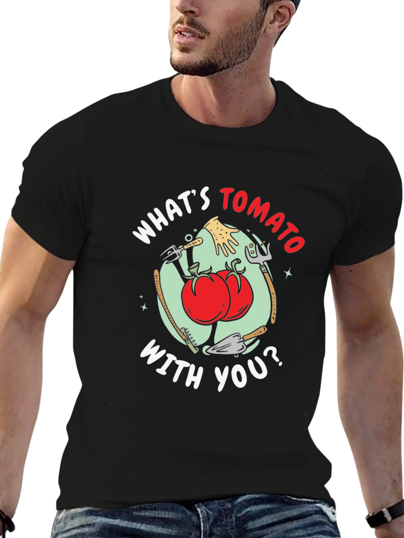 Whats Tomato With You Funny Gardening T-Shirt