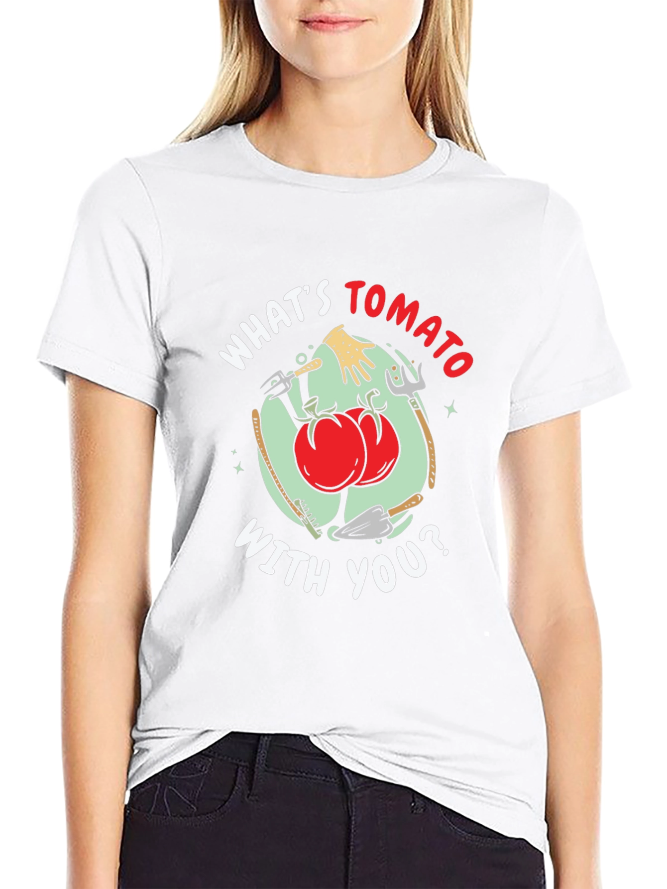 Whats Tomato With You Funny Gardening T-Shirt