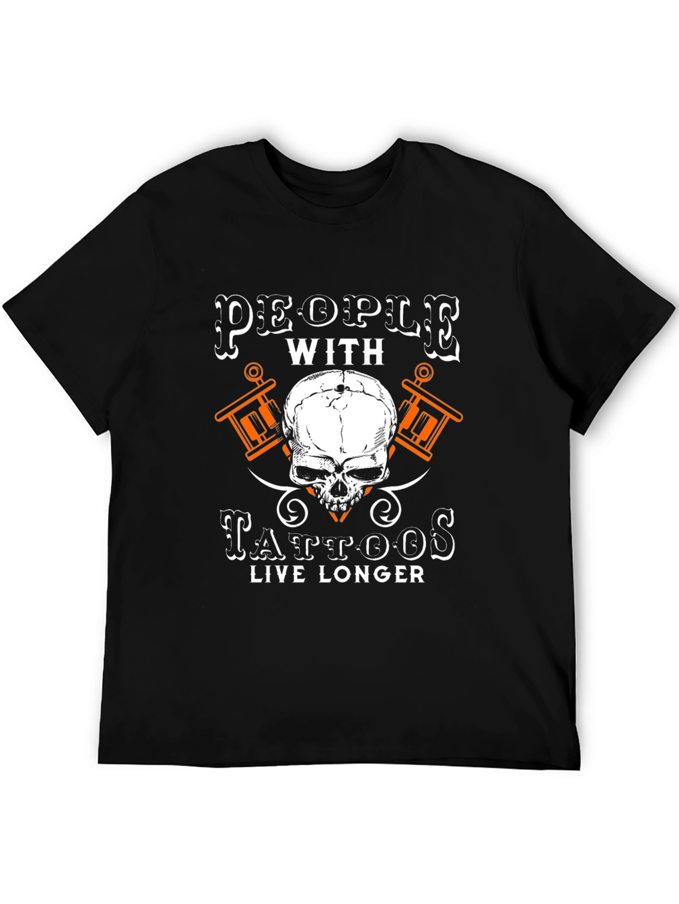 Tattoo Lovers Skull Graphic T-Shirt