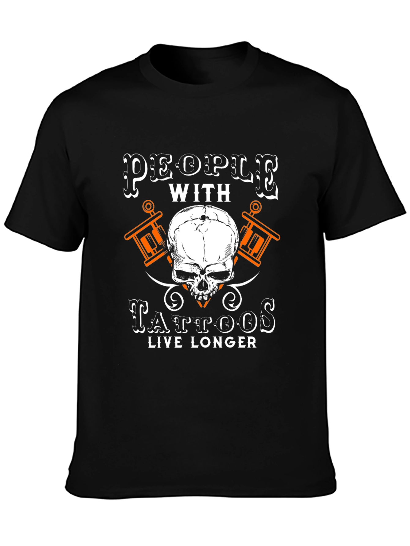 Tattoo Lovers Skull Graphic T-Shirt