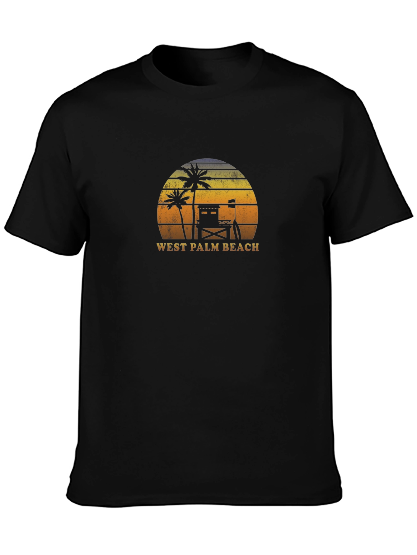 West Palm Beach Sunset Graphic T-Shirt