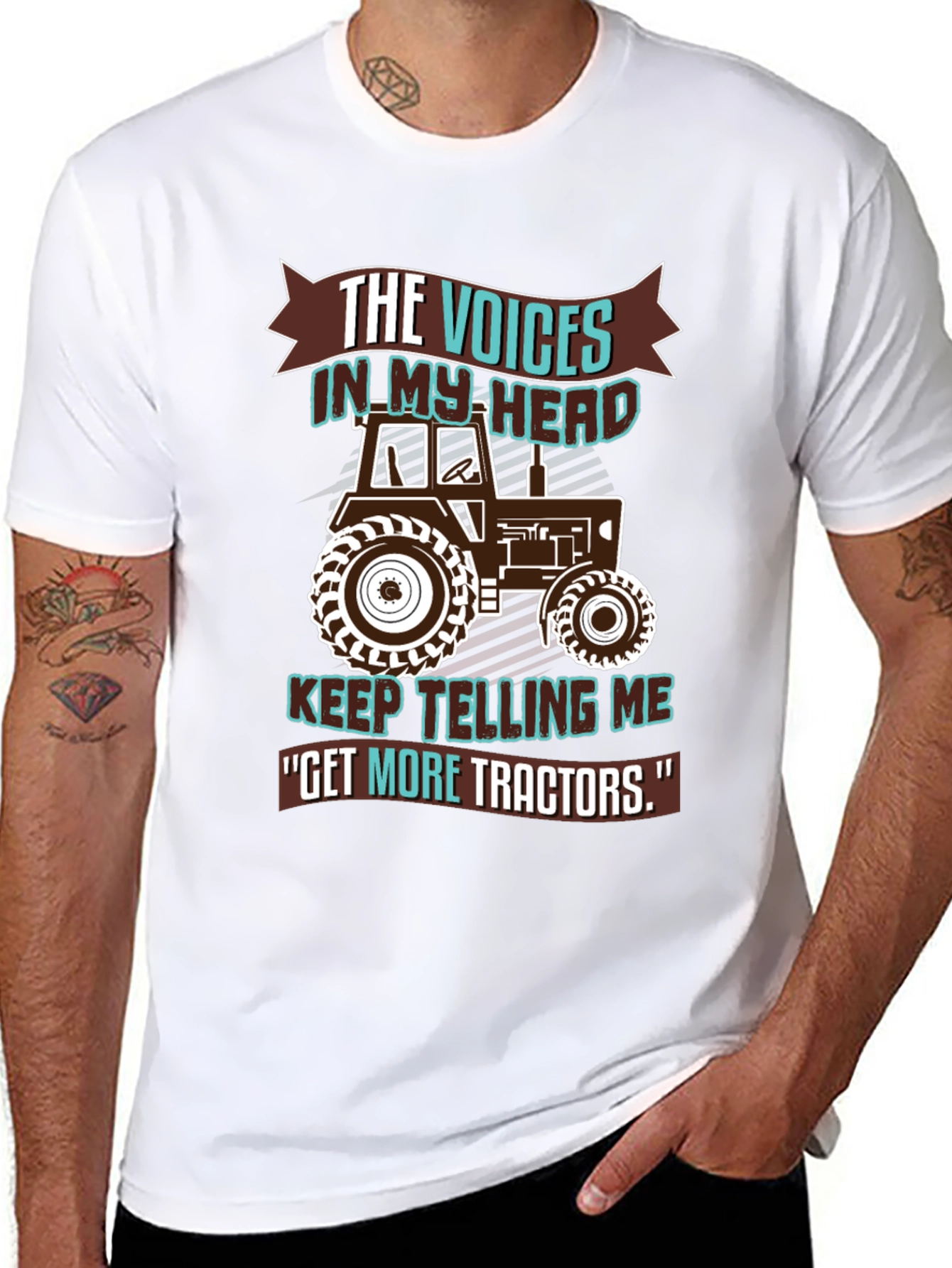 Voices in My Head Tractor Tee