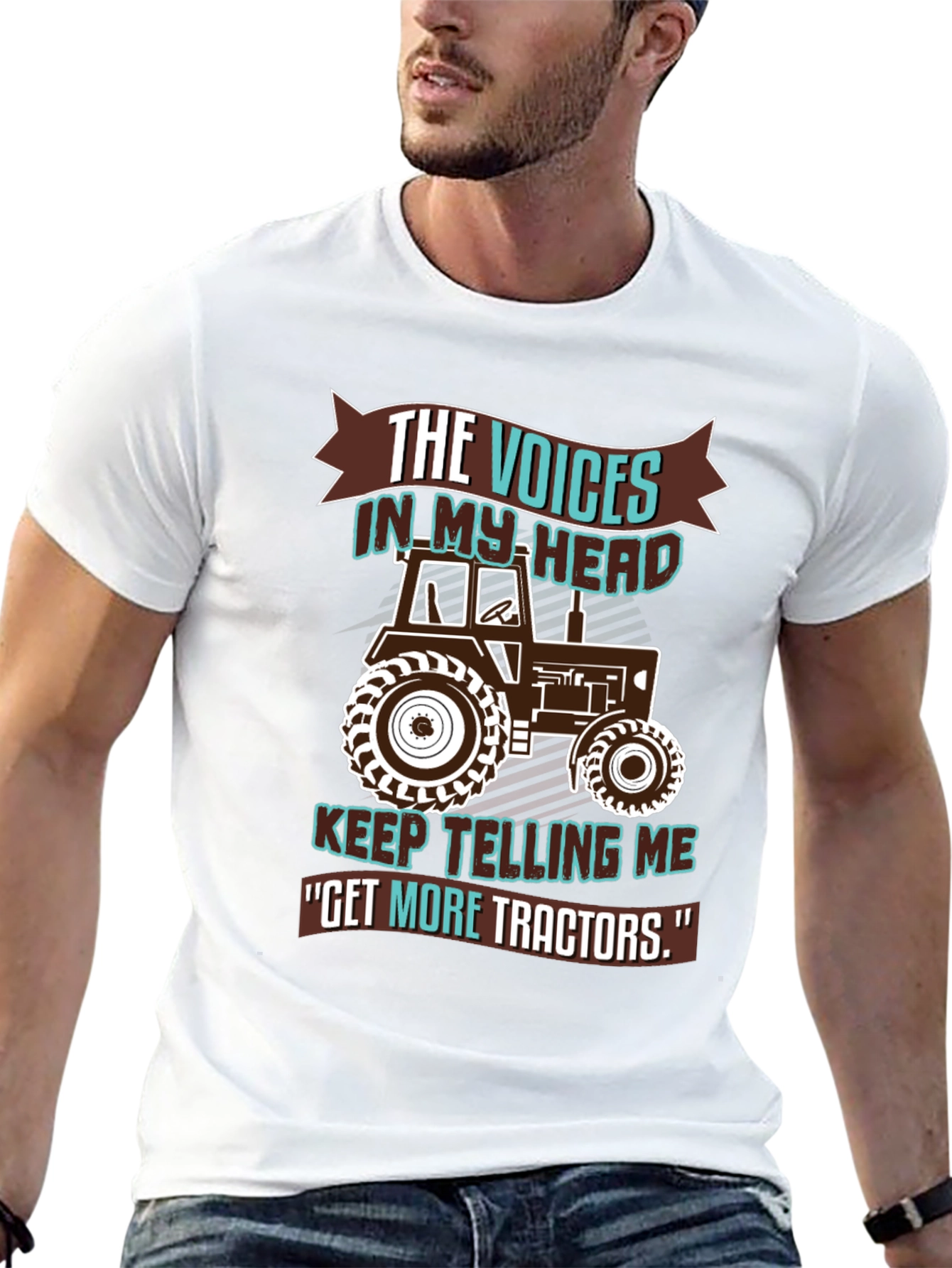 Voices in My Head Tractor Tee