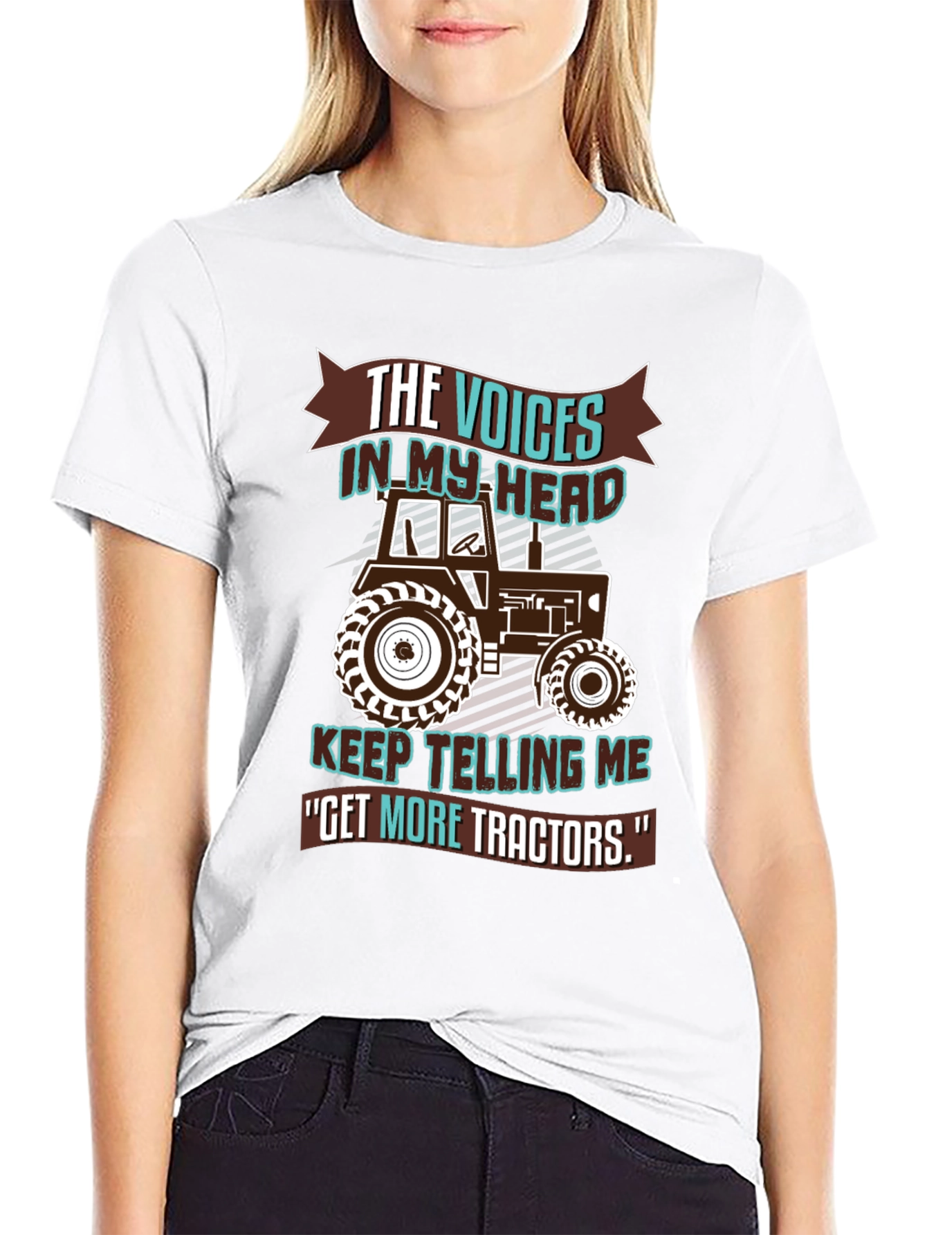 Voices in My Head Tractor Tee