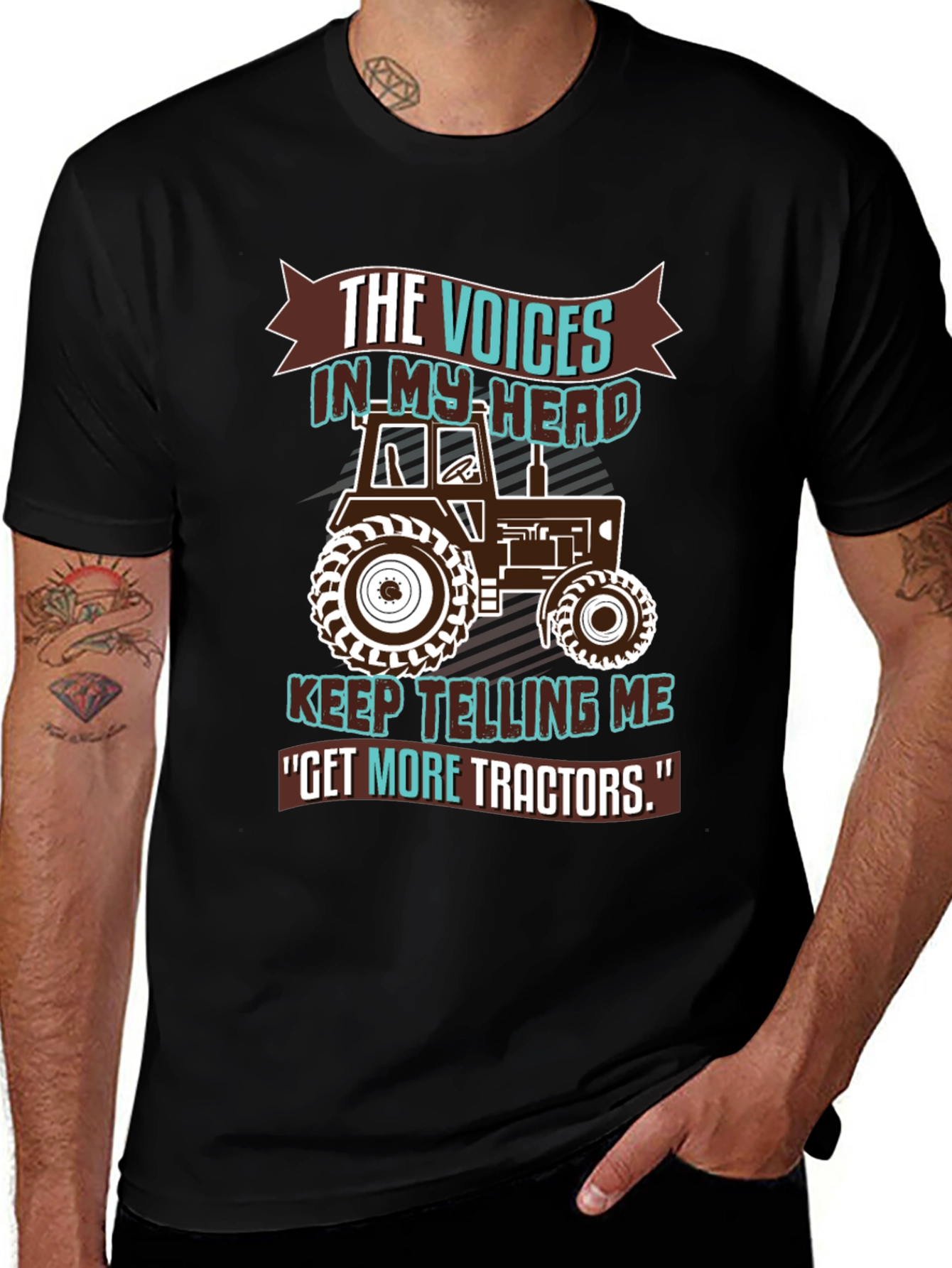 Voices in My Head Tractor Tee