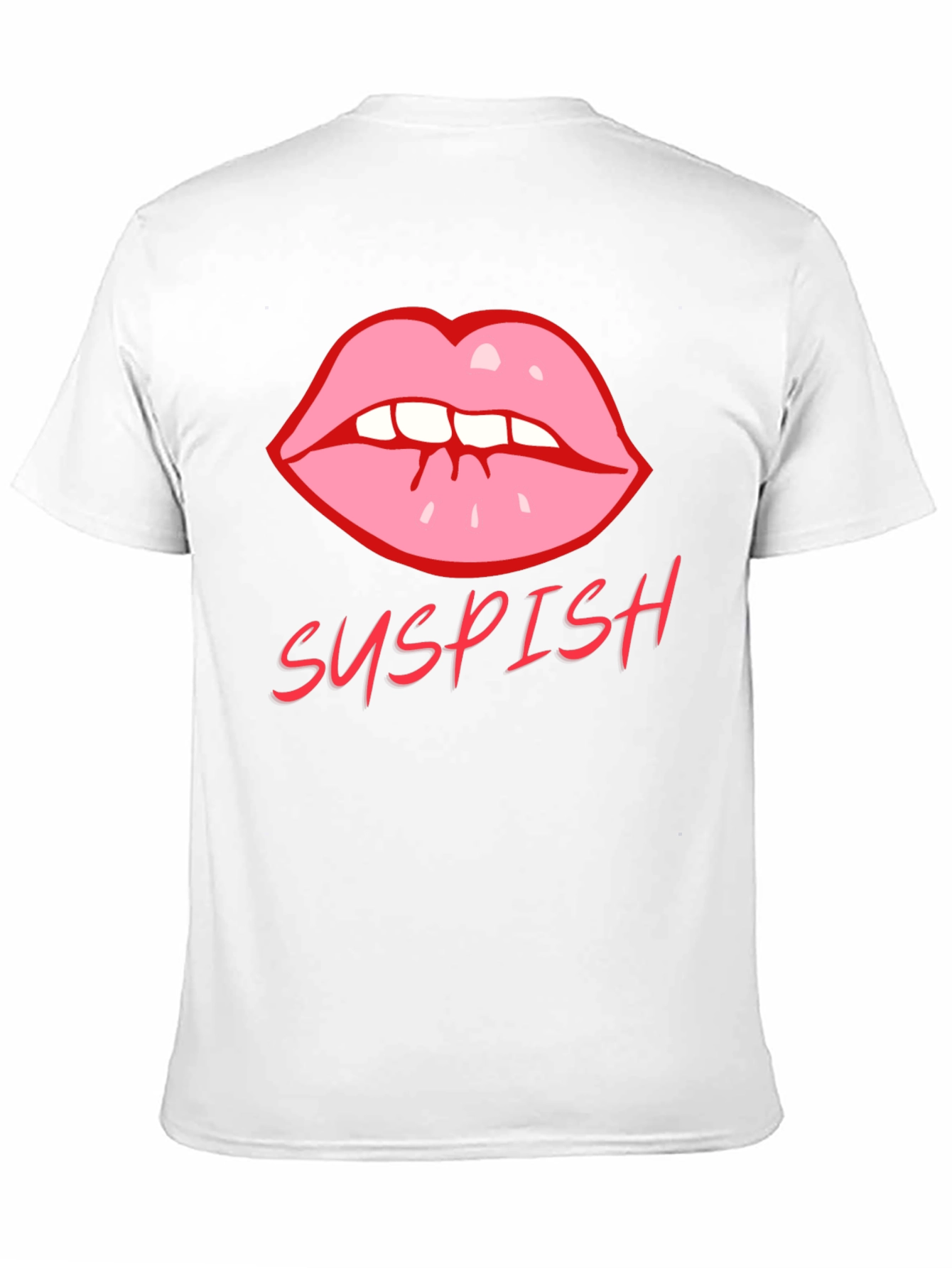 Suspish Lips Graphic Tee - Black