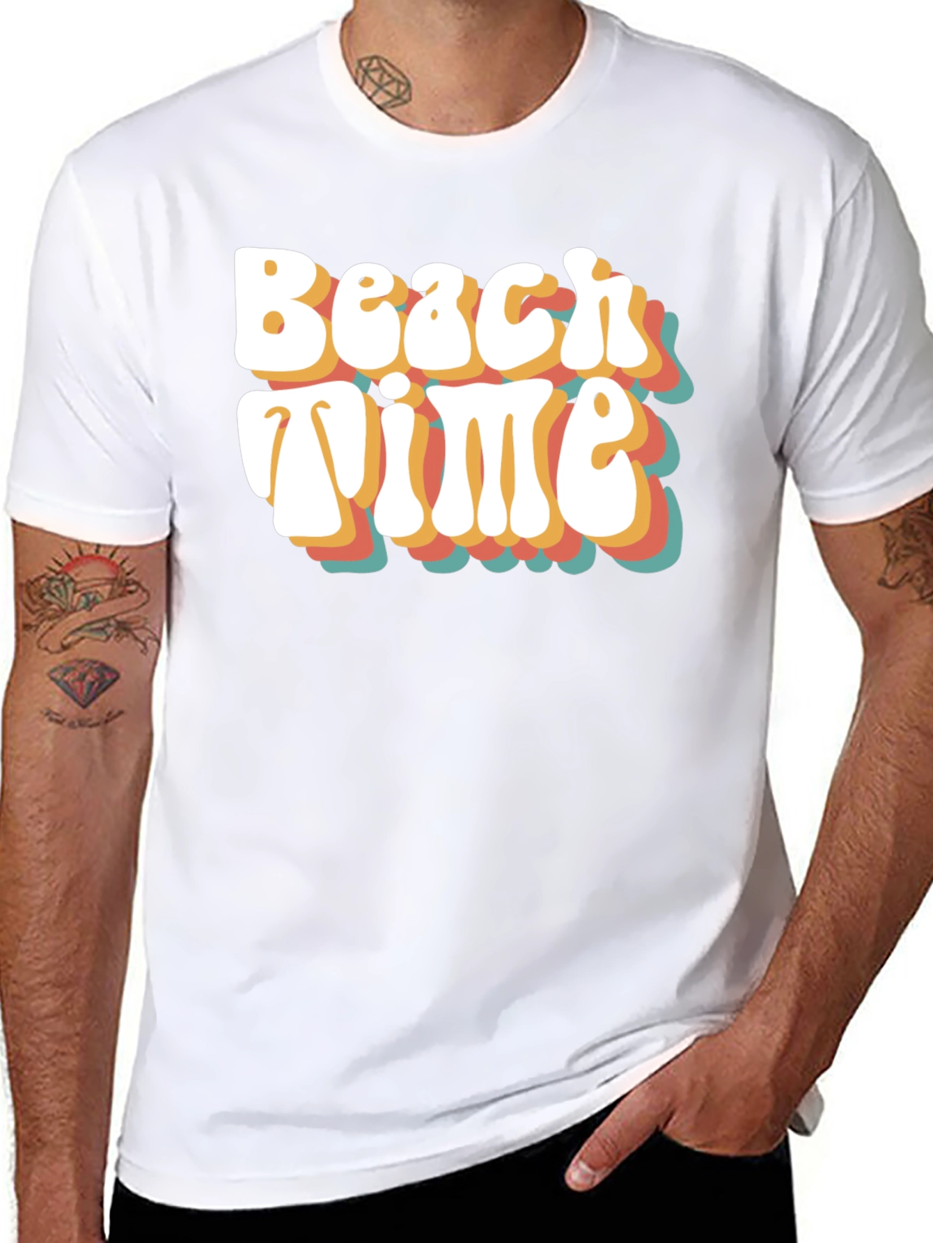 Beach Time Retro T-Shirt