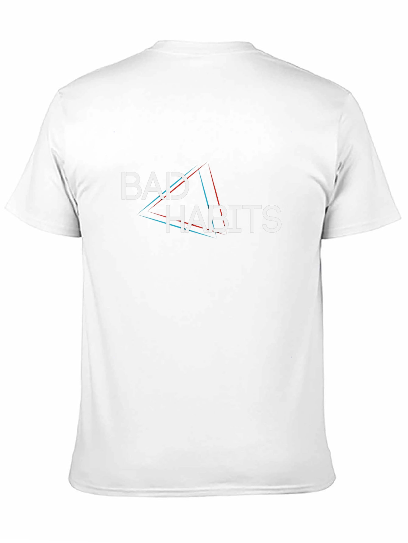 Bad Habits Graphic Print Black T-Shirt