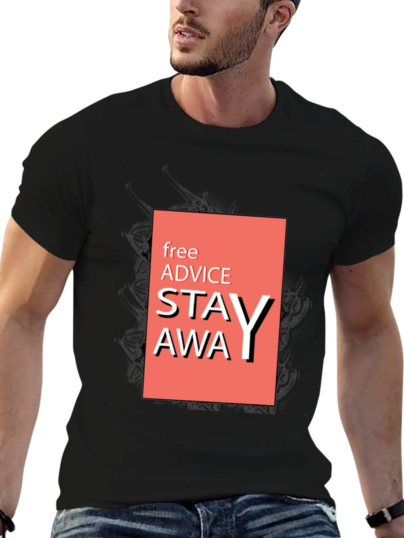 Stay Away Graphic Tee -  Advice T-Shirt