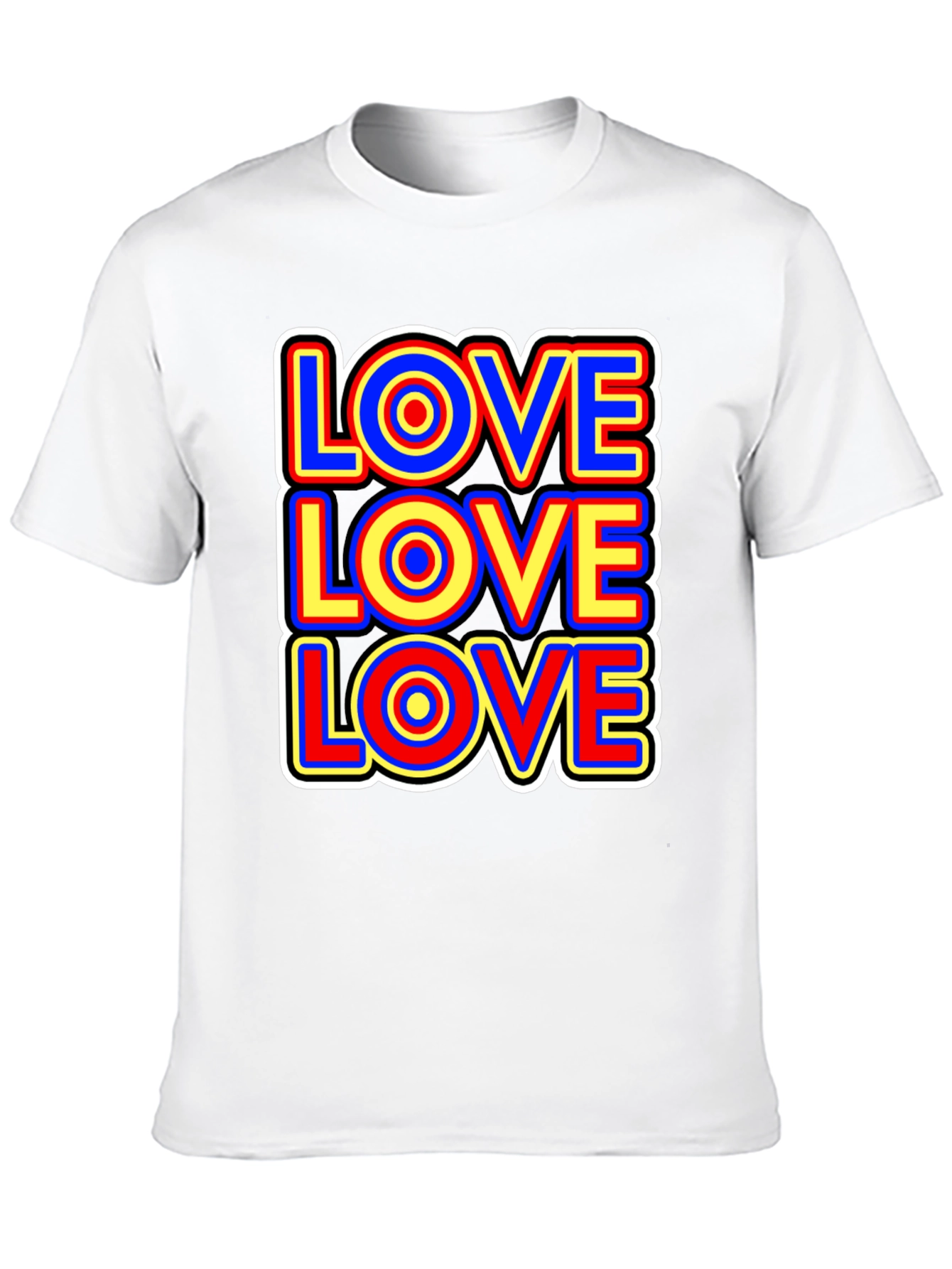 Retro Love T-Shirt - Bold Graphic Print