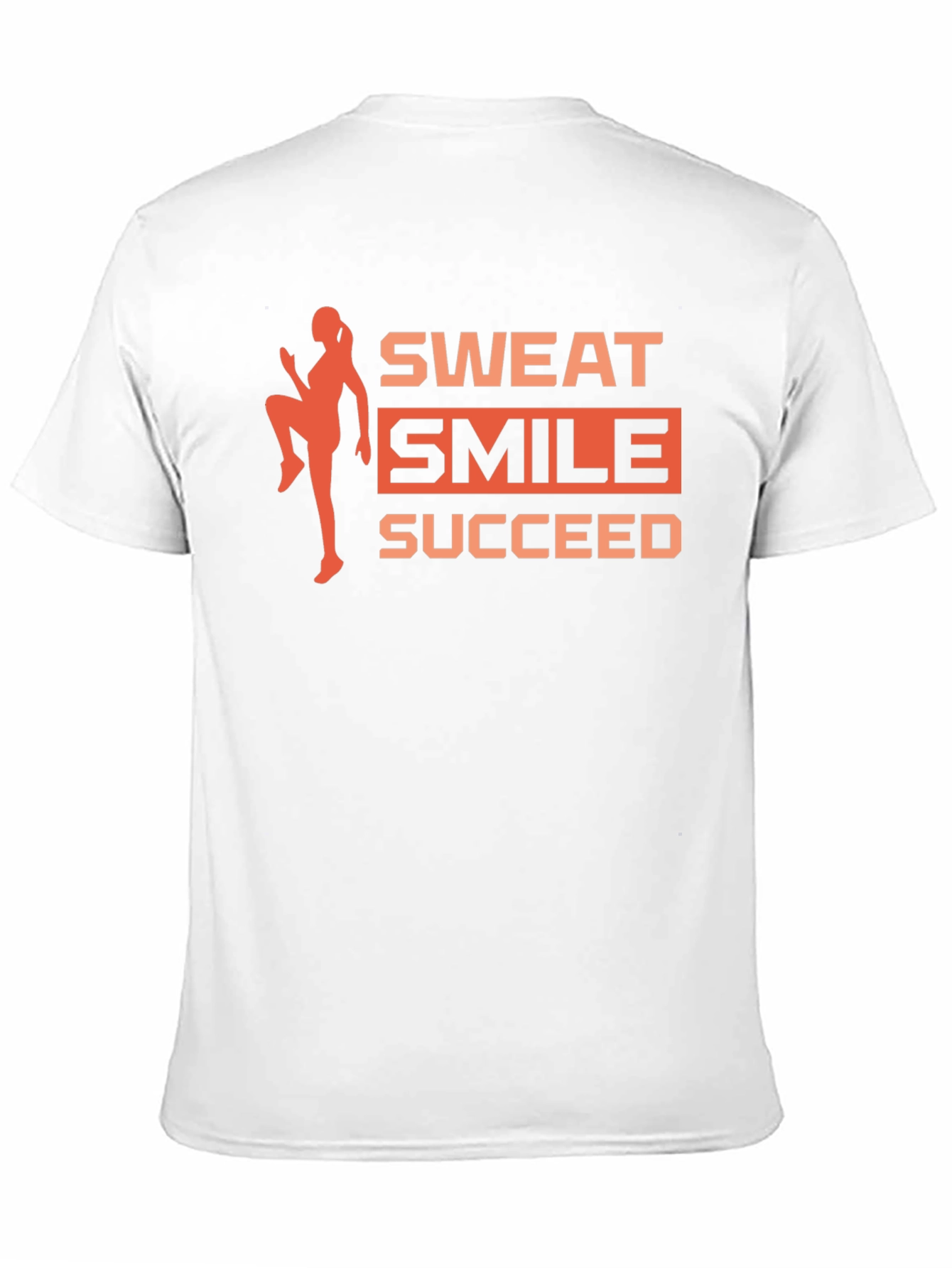 Sweat Smile Succeed Graphic Tee - Black
