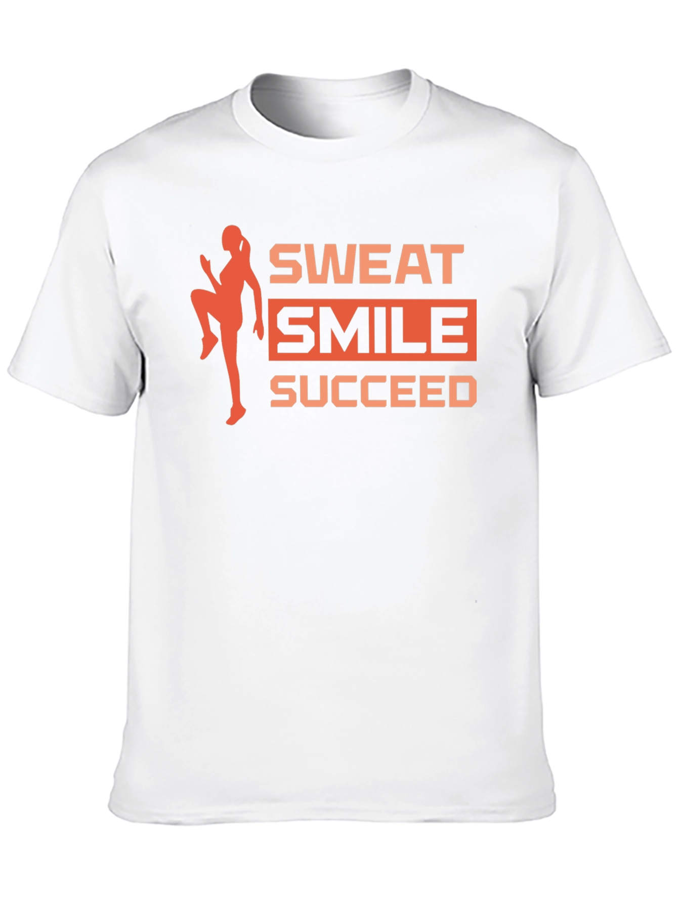 Sweat Smile Succeed Graphic Tee - Black
