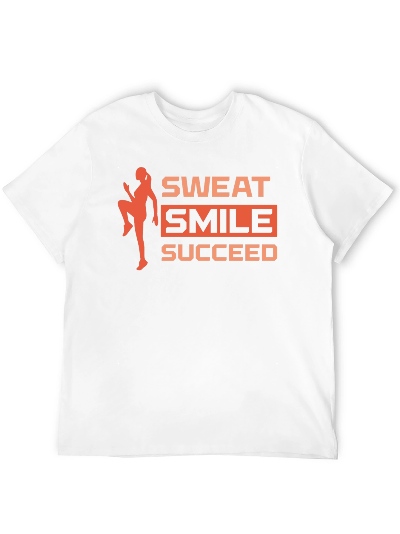 Sweat Smile Succeed Graphic Tee - Black