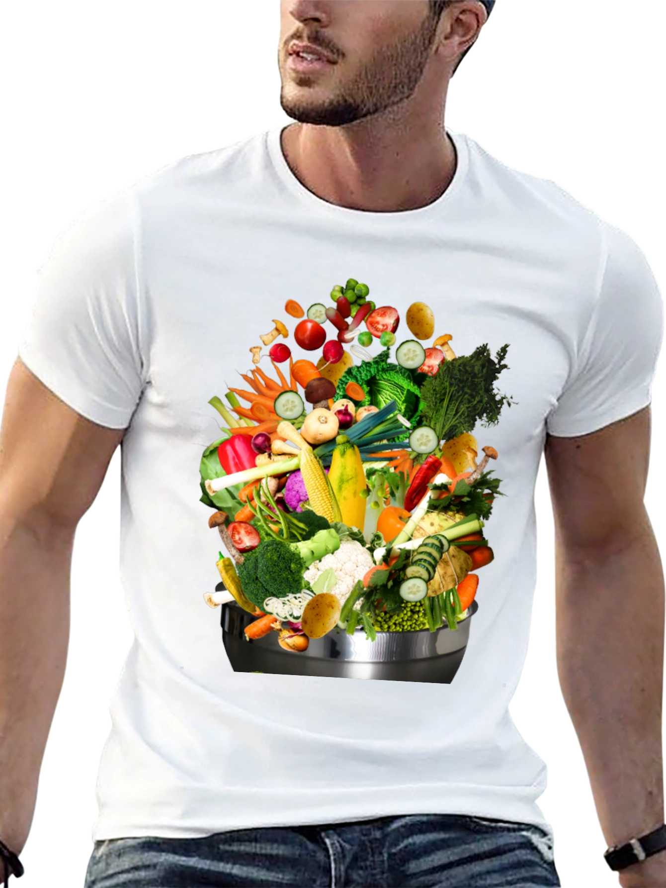 Vegetable Medley T-Shirt - Fresh Food Fashion!